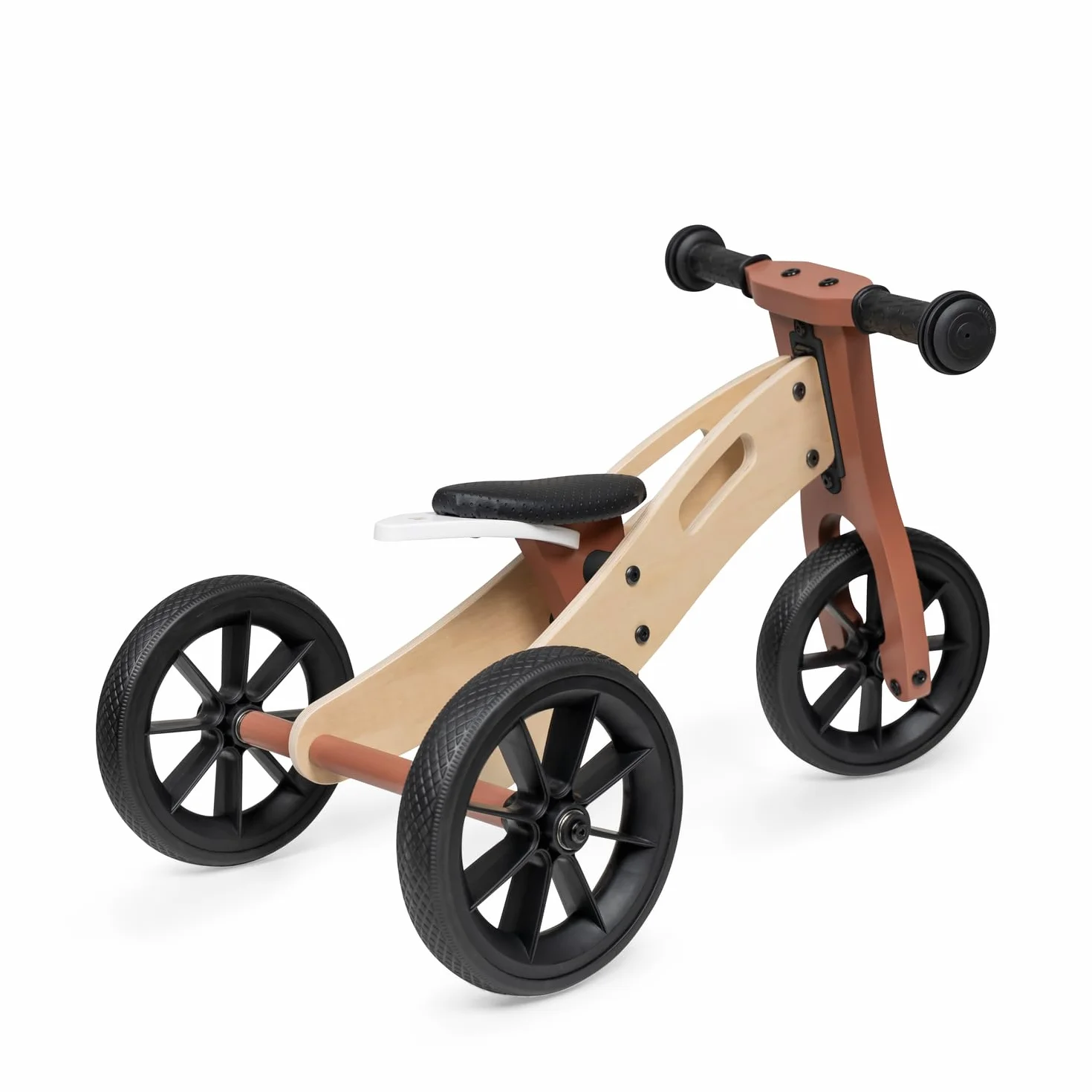 Hauck First Ride Eco 2in1 Tricycle et Draisienne Évolutive Bois 20 kg Roues 7,5"