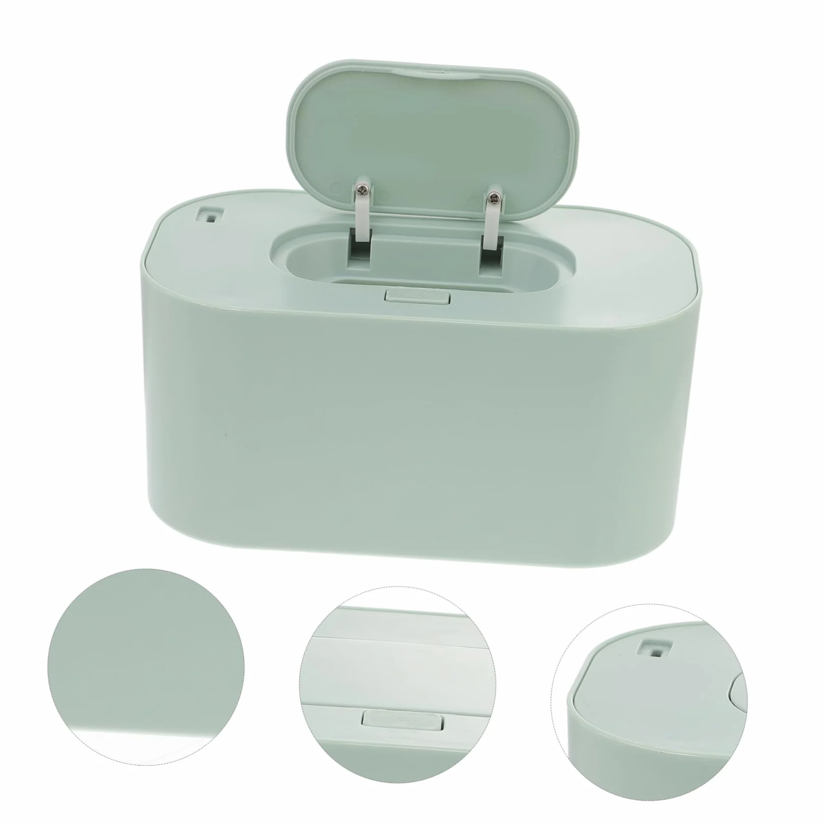 Ciieeo Chauffe-lingettes Portable pour Bébé Chauffage sans Fil USB, Design Compact Vert