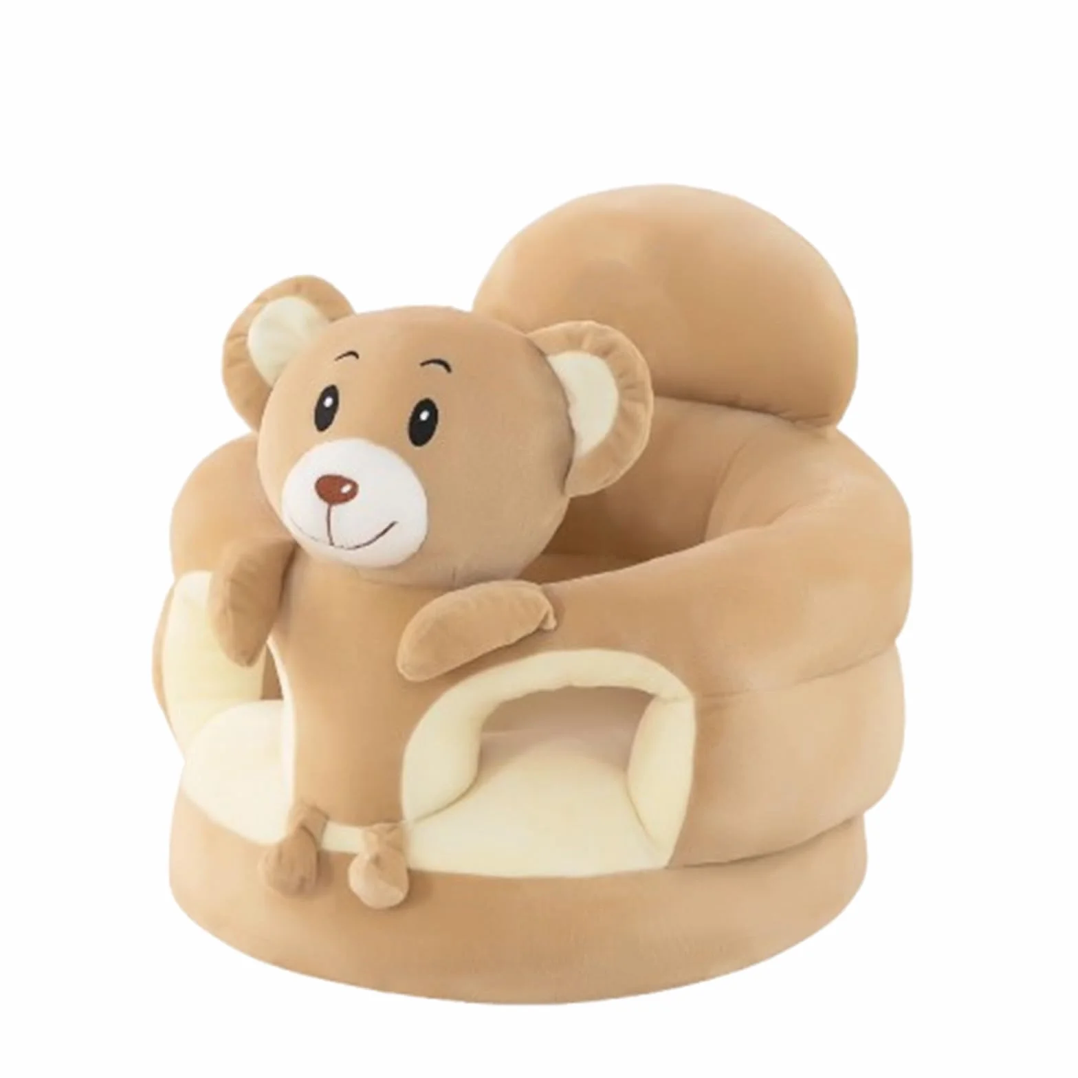 Baby Seat Sit up Chair Cartoon Animals Plush Sofa for Toddler Newborns Durable Thickened