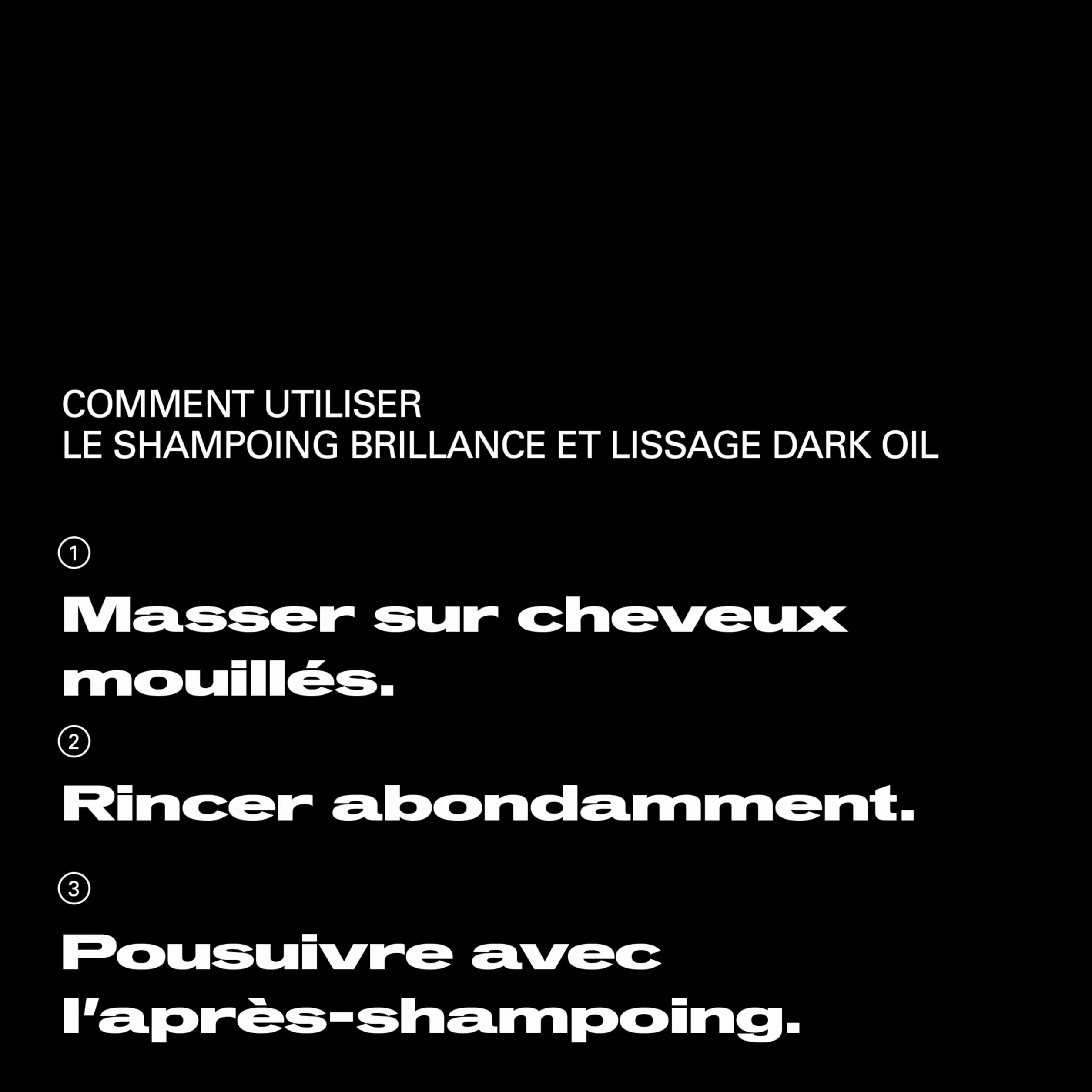 Sebastian Professional Dark Oil Shampoing brillance et lissage professionnel
