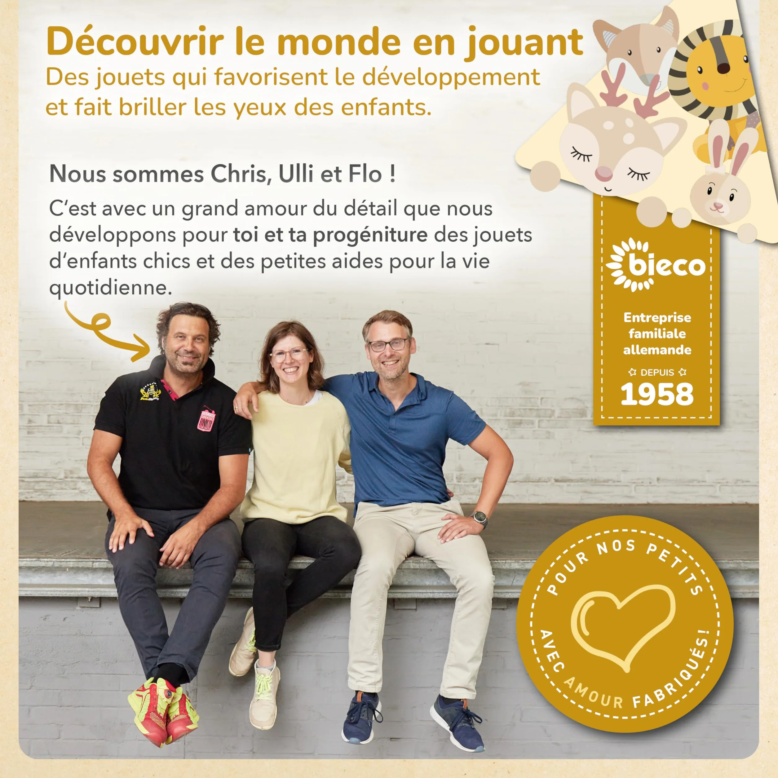 Bieco Panier à linge bébé hérisson grand rangement coton imperméable pour enfants