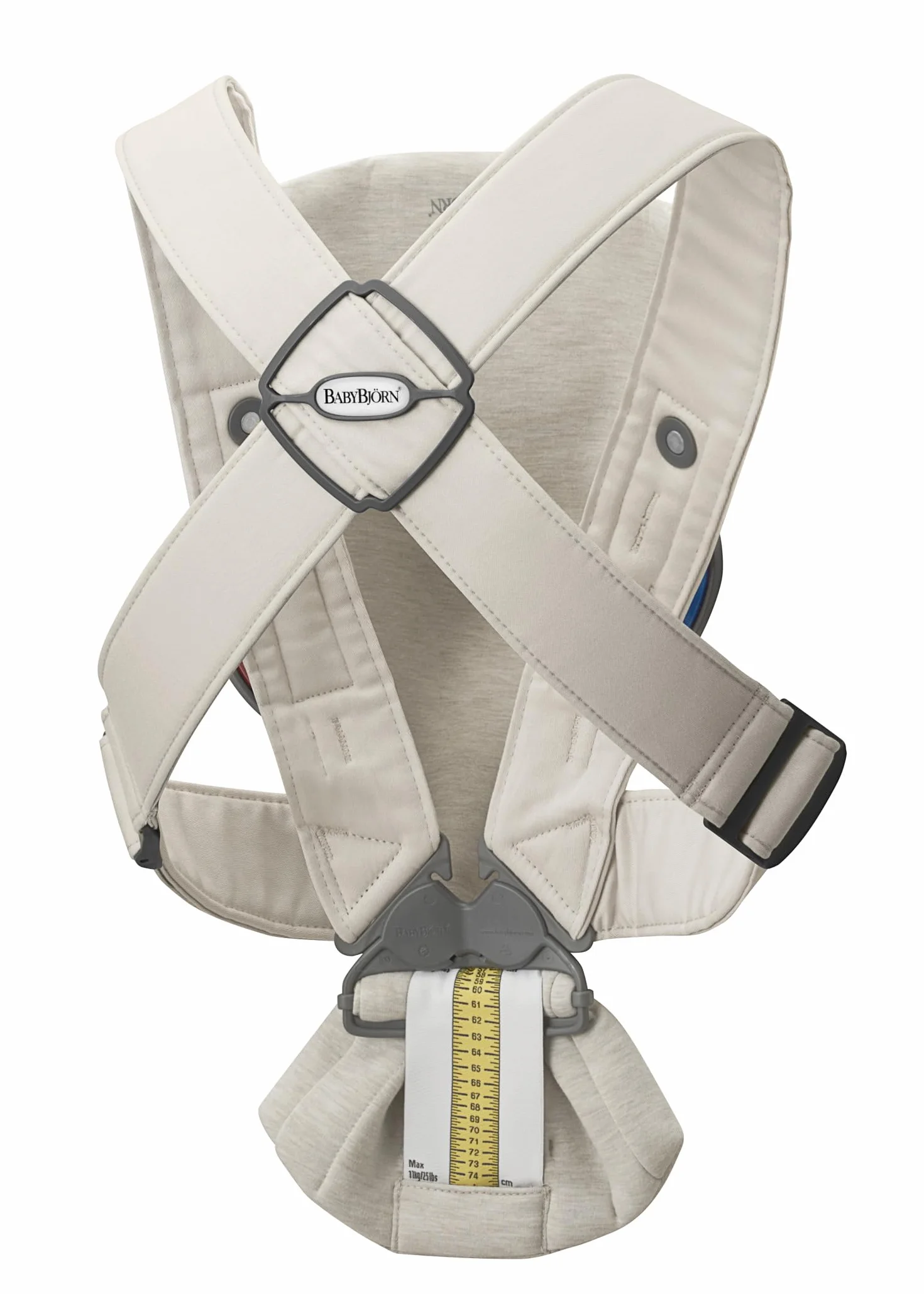 BabyBjörn Porte-bébé Mini Jersey 3D Beige clair