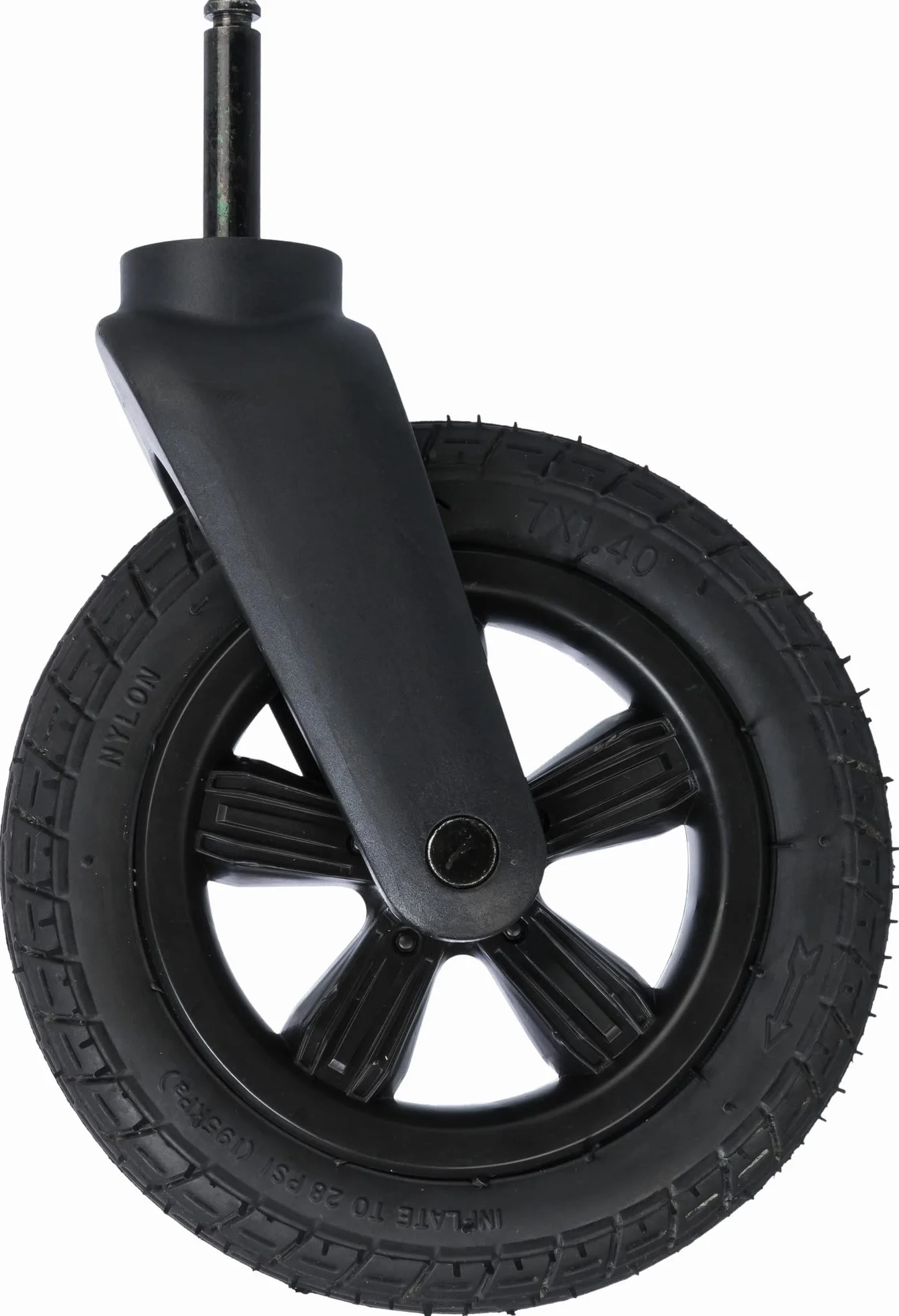 Trixie Roue Avant Buggy pour remorques Chien – Fixation Quick-Click – Articulation 360° – Conversion remorque en Buggy