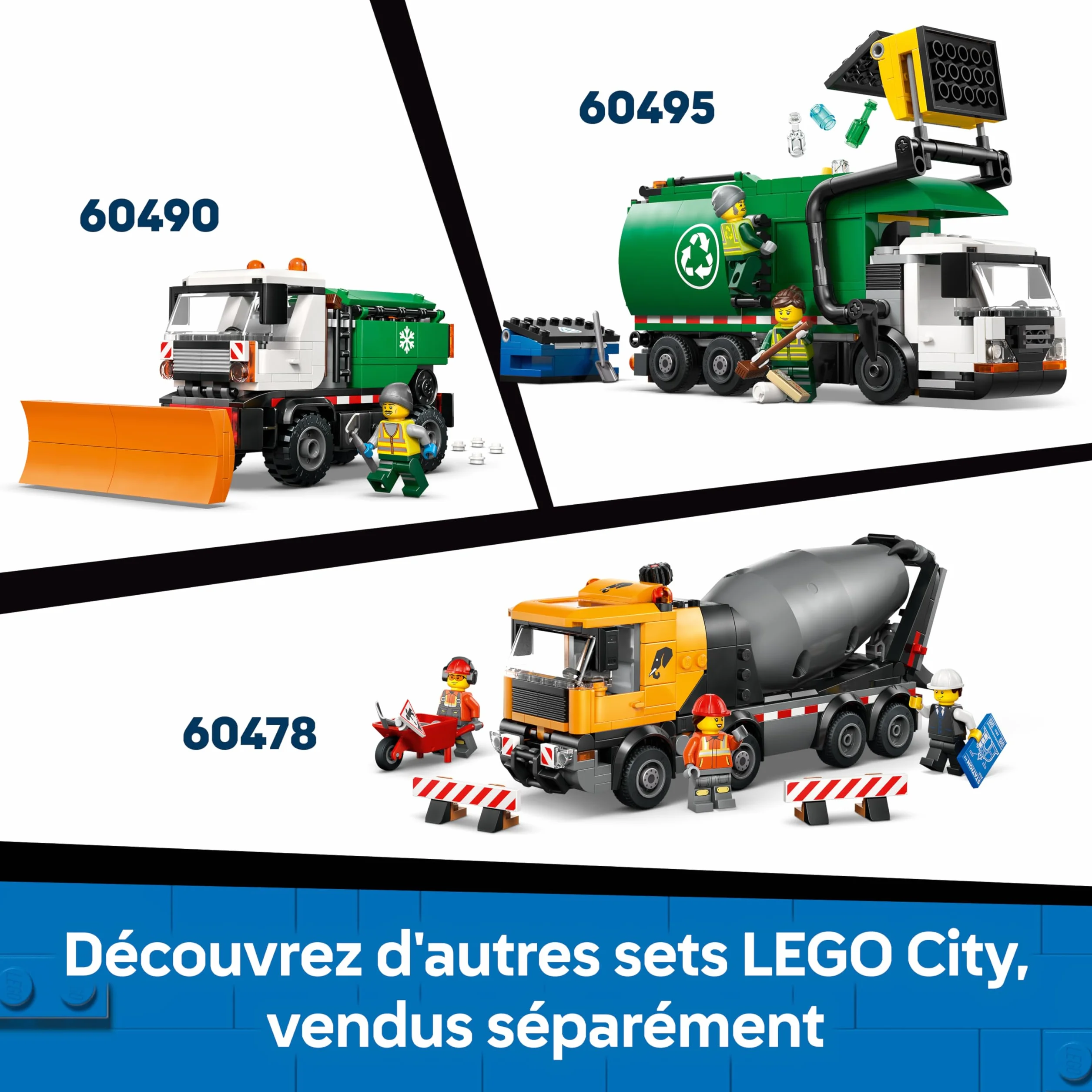 LEGO City Le Tracteur Jouet de Construction Véhicule de Ferme avec Minifigurine de Fermier Cadeau pour Garçon dès 6 Ans