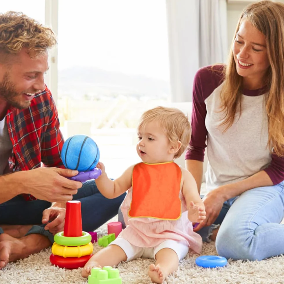Bavoirs Imperméables pour Bébé en Forme de U, Ajustable, Tissu Lavable, Éponge