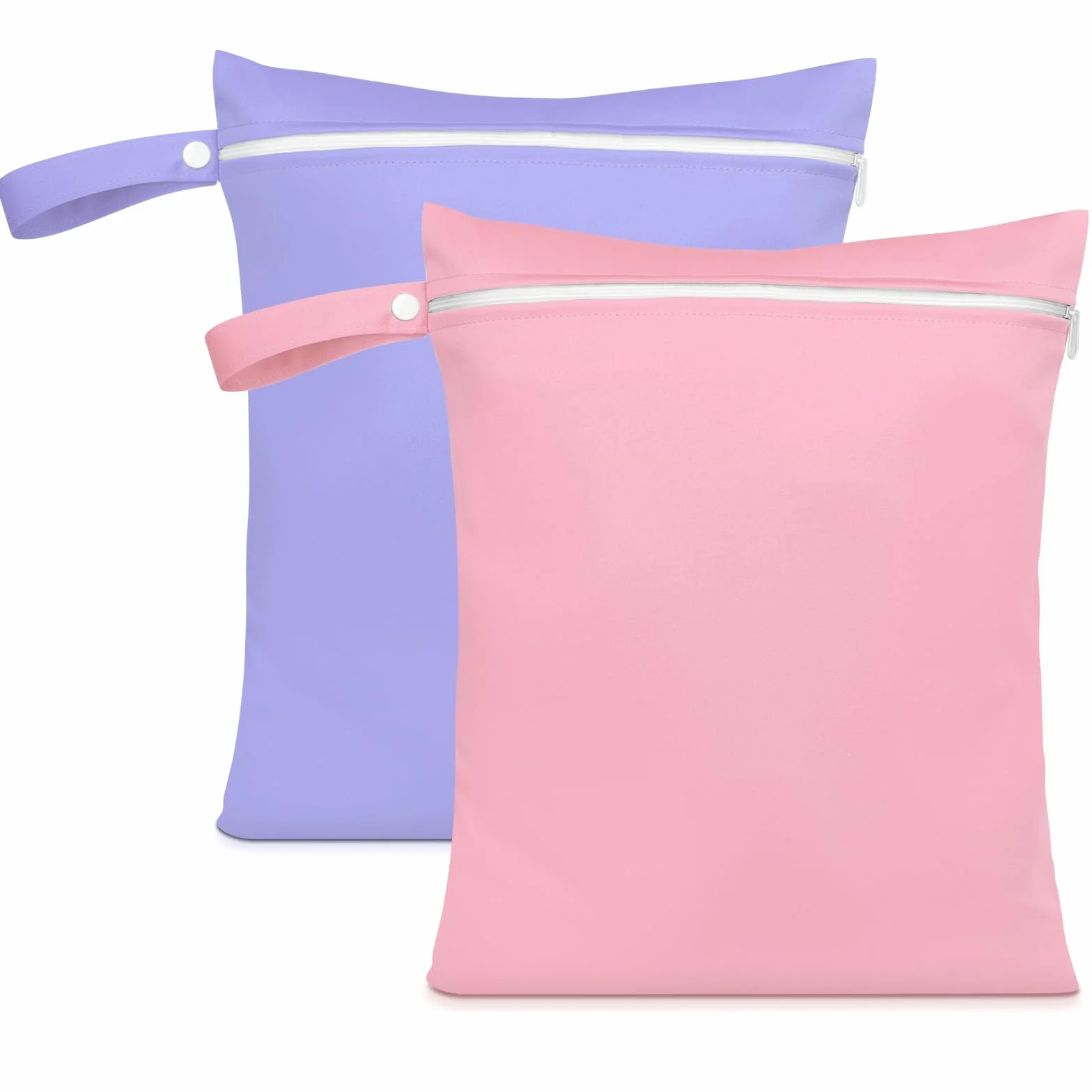 Sac Linge Sale Étanche Lavable avec Poignée et Fermeture Éclair pour Maillots de Bain Mouillés