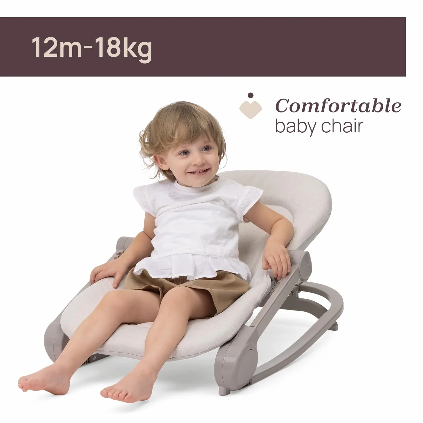 Chicco Transat Magia 2-en-1 : Transat Nouveau-né et Chaise jusqu'à 18 kg, Barre de Jeux Bois, Mode Balancelle ou Fixe, Dossier Réglable
