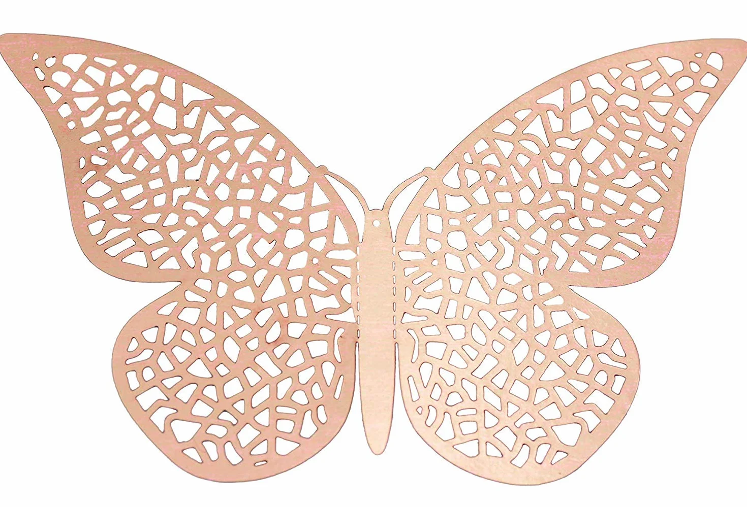 36 Pièces 3D Papillons Décoratifs Autocollants Muraux DIY Art Stickers Chambre Bébé (Rose Rouge)