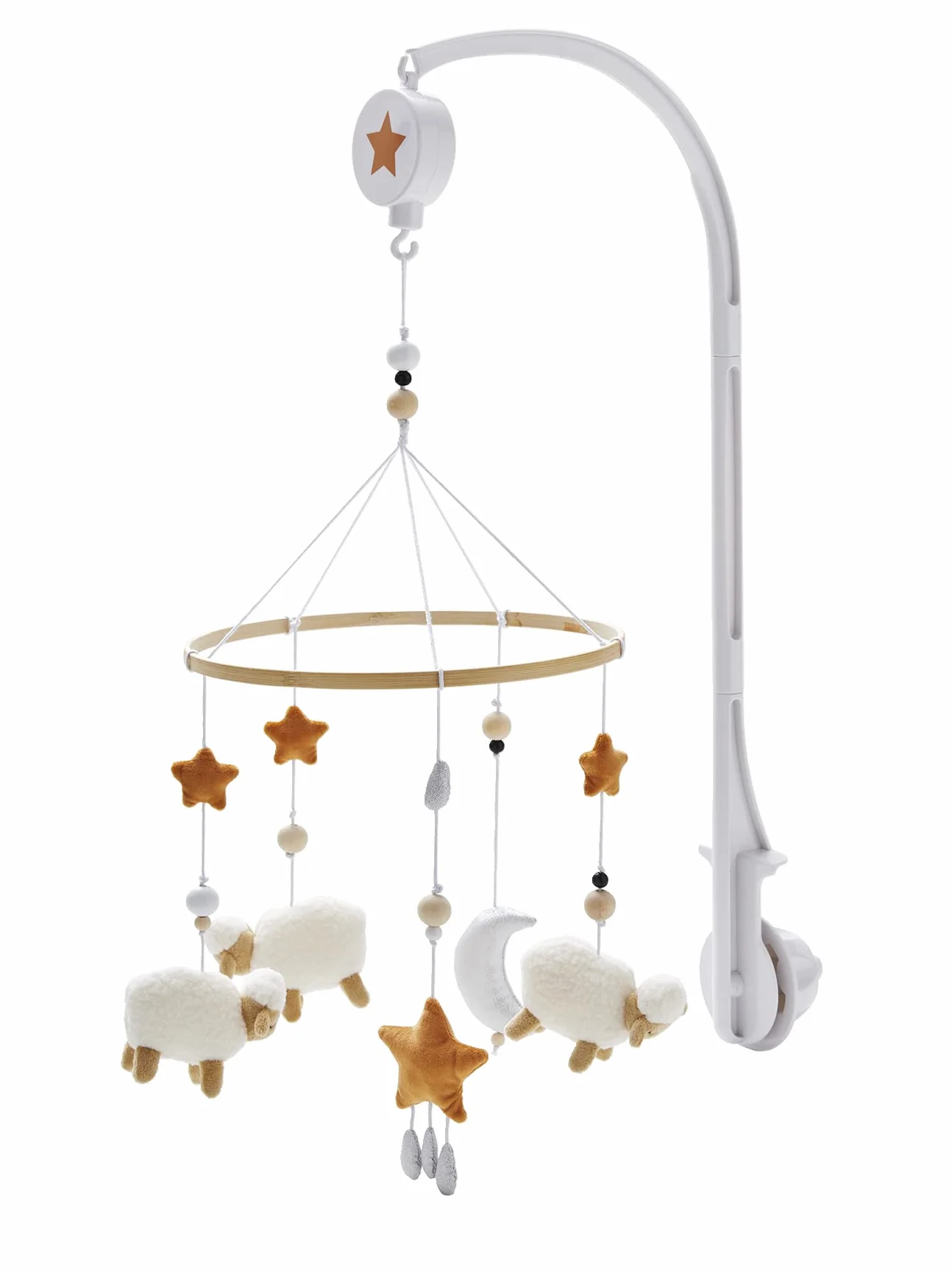 VERTBAUDET Mobile musical PETIT MOUTON écru/multicolore