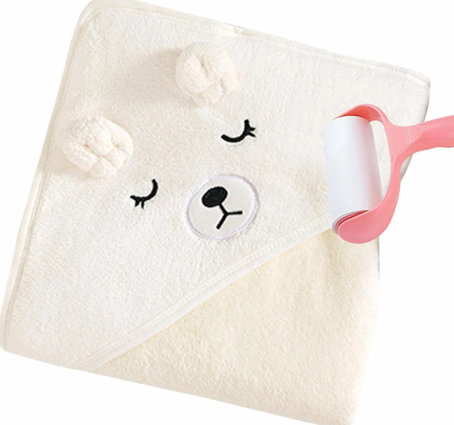 Serviette de Bain Bébé Capuche Extra Douce Absorbante Lot de 3 Cadeau Naissance