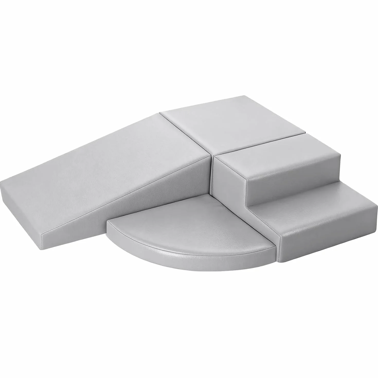 JungleDove Blocs Mousse Éducatifs Motricité Enfant 4 Module Cuir PU Structure d'escalade Antidérapante