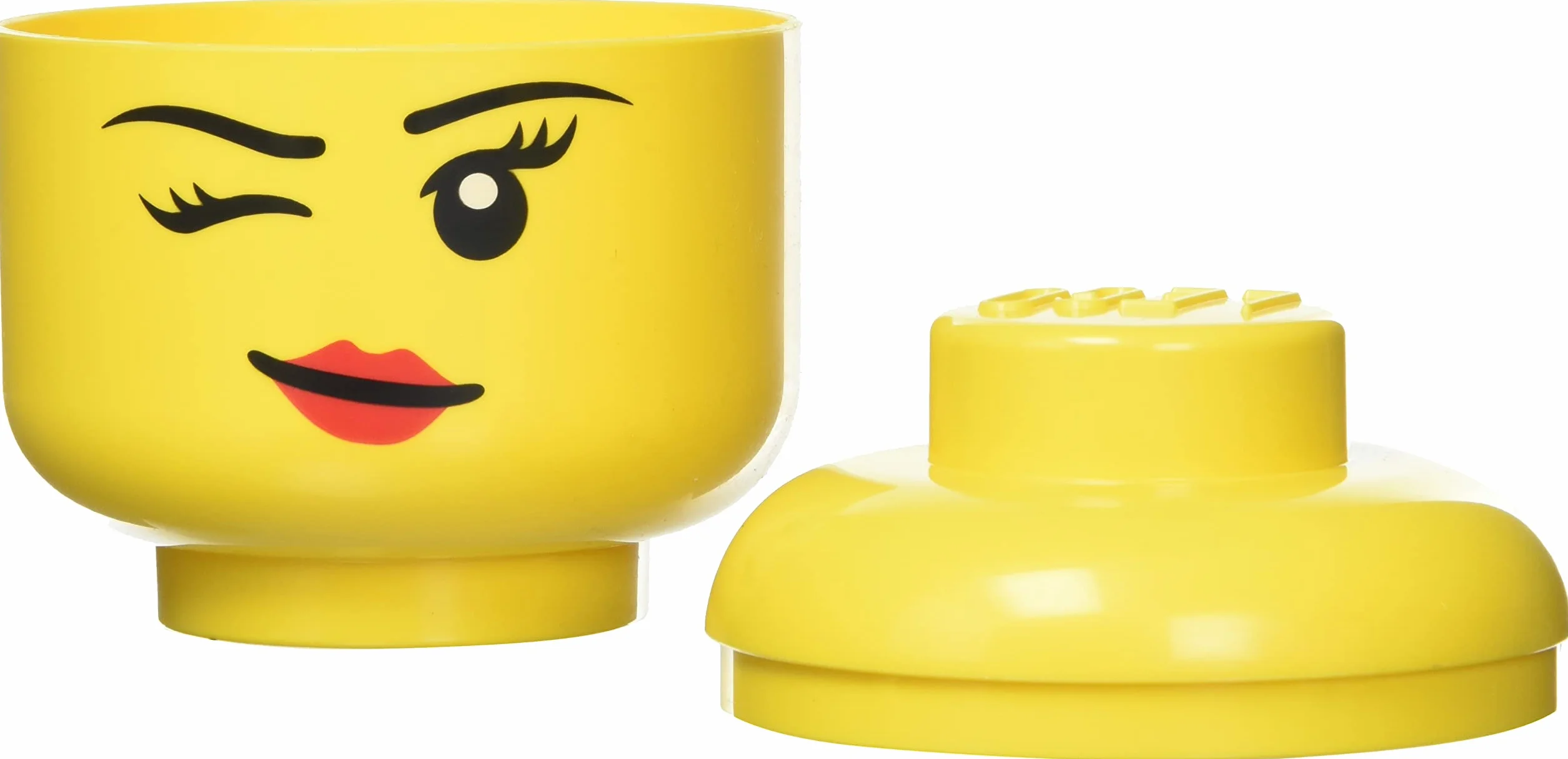 Room Copenhagen Rangement Lego Mini en Forme de tête, Winking