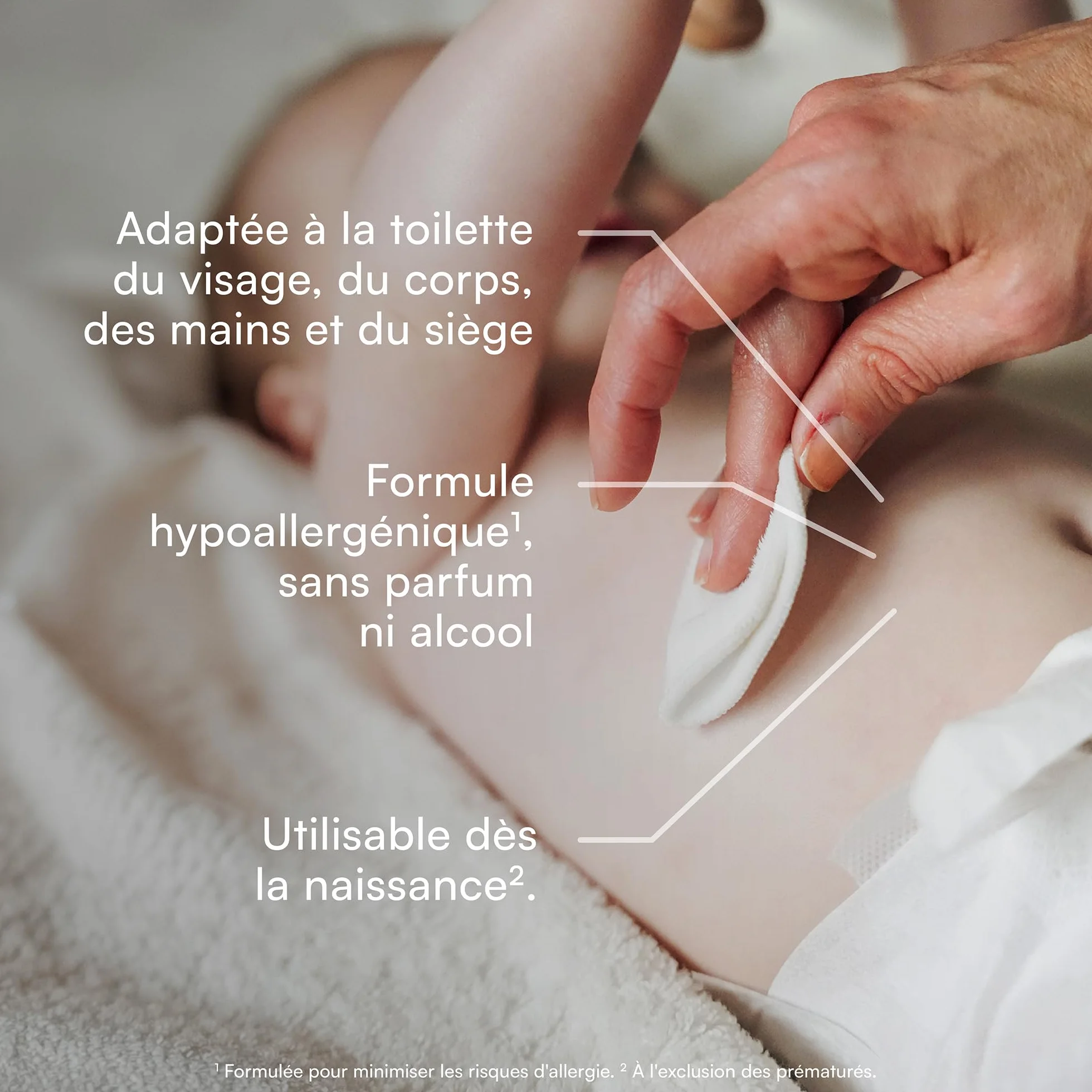 Laboratoires de Biarritz Eau Nettoyante Micellaire Bébé Certifiée Bio 500 ml Fabriquée en France