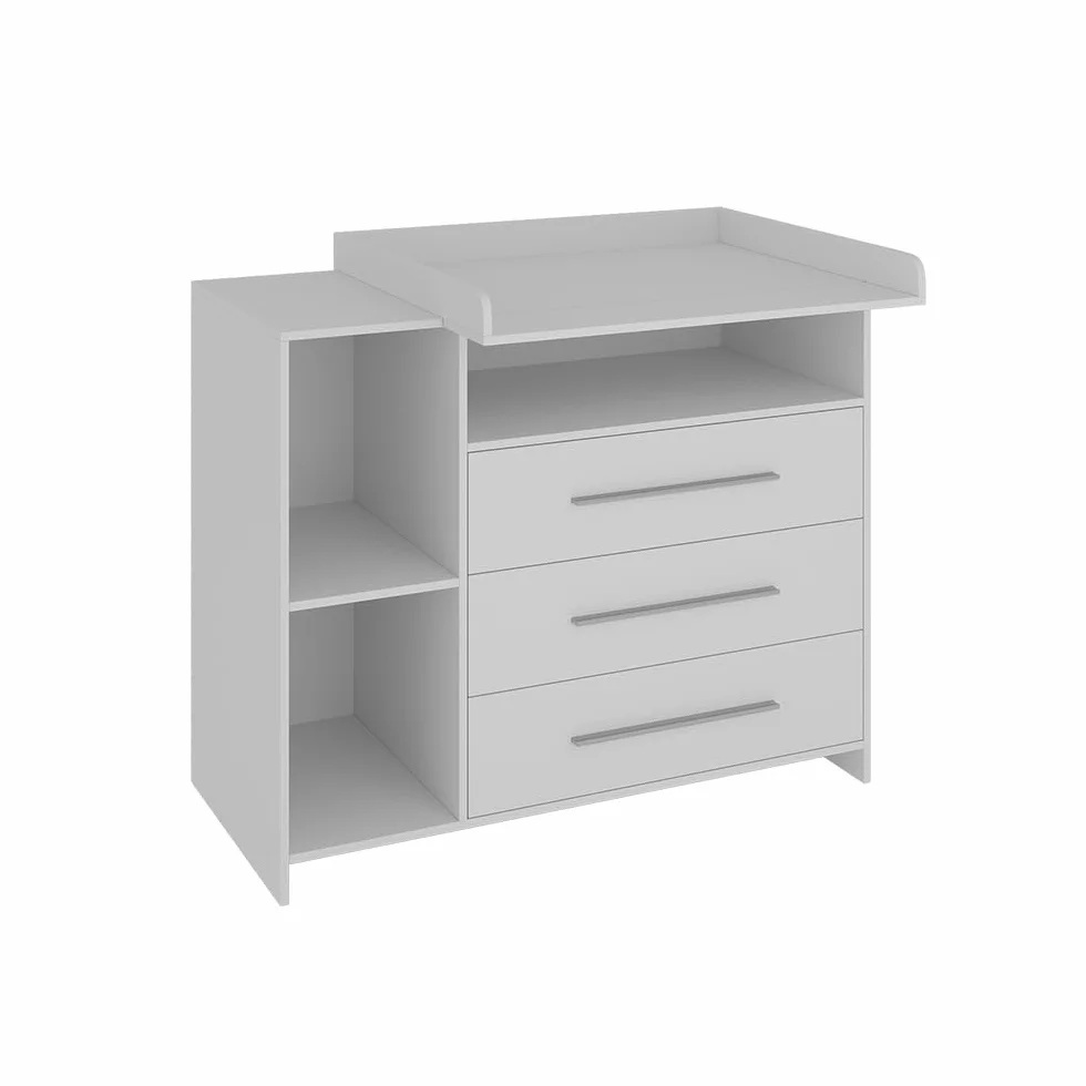 Vicco Commode à Langer Paula Blanc 110x93.5cm Plan à Langer Table à Langer Meuble Rangement