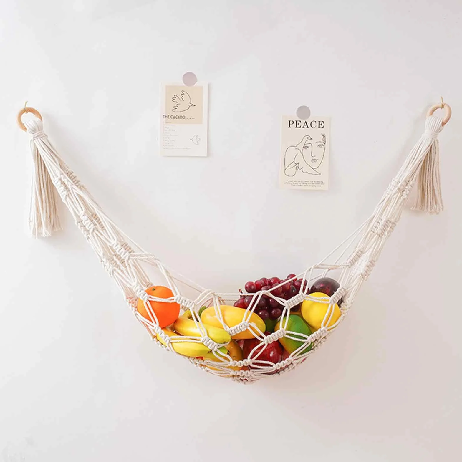 Hamac mural de rangement pour jouets, doudou, décoration chambre