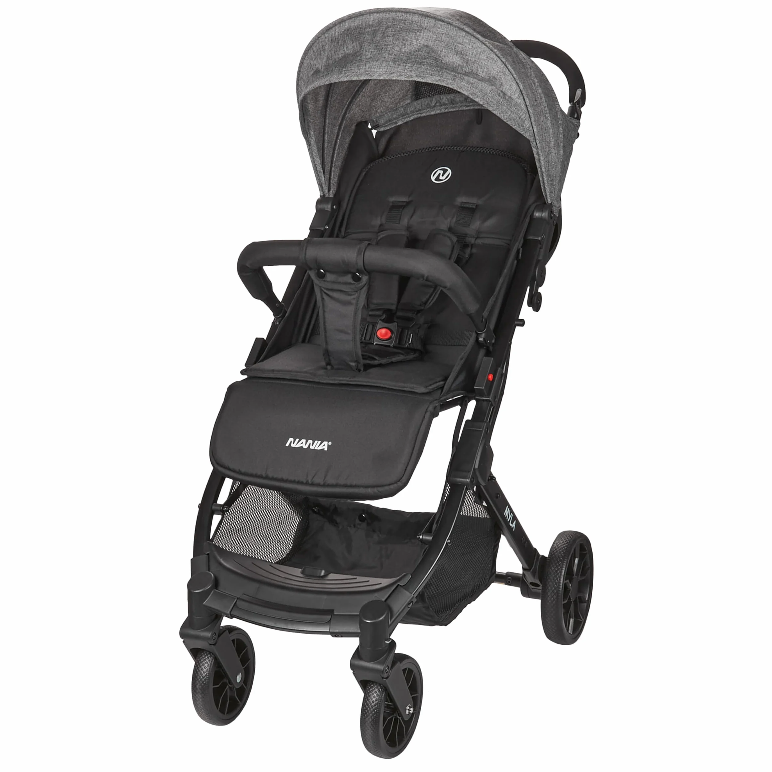 Nania Myla poussette canne compacte 0-4 ans 22kg légère 7.5kg citadine inclinable grand panier