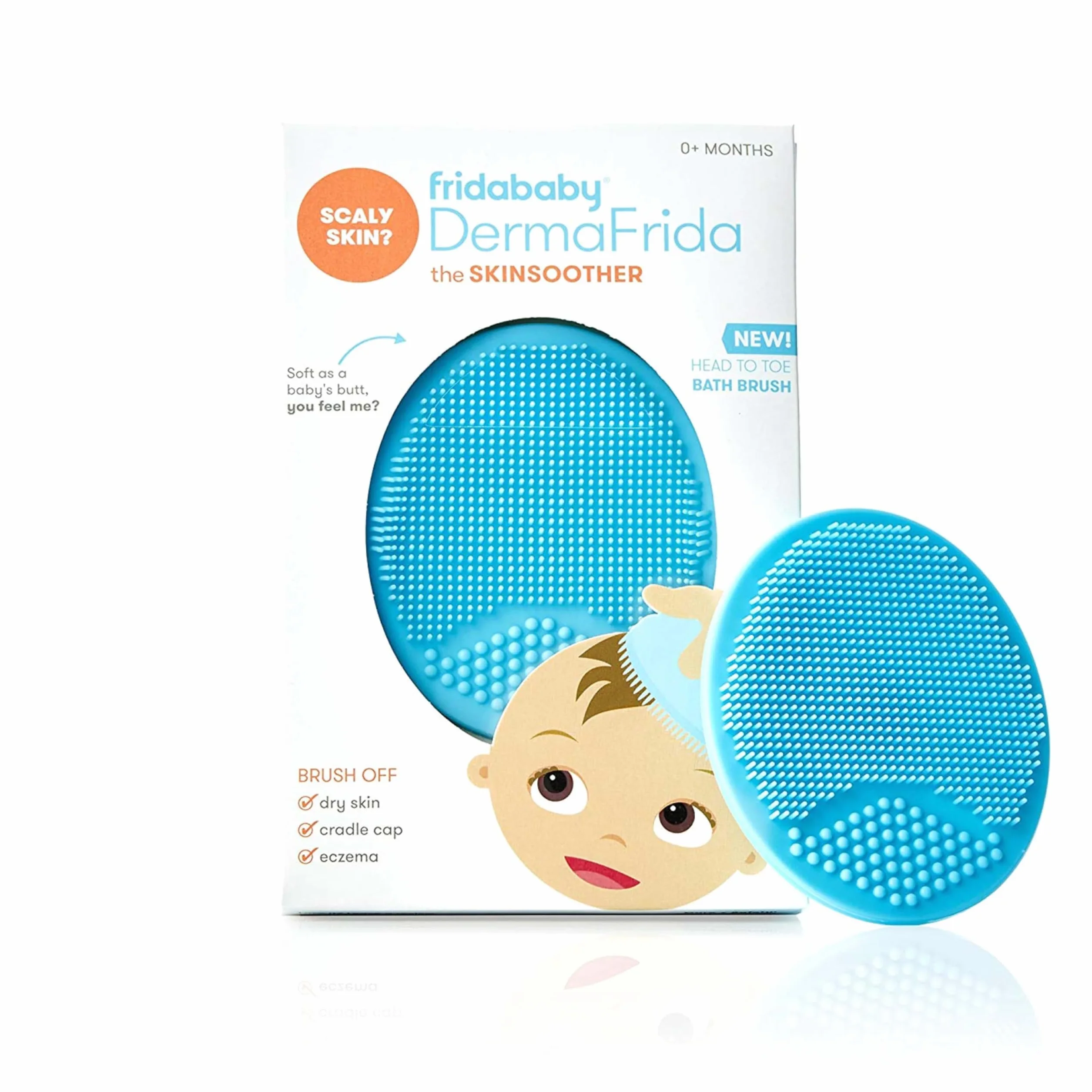 Frida Baby DermaFrida The SkinSoother Brosse de bain pour bébé
