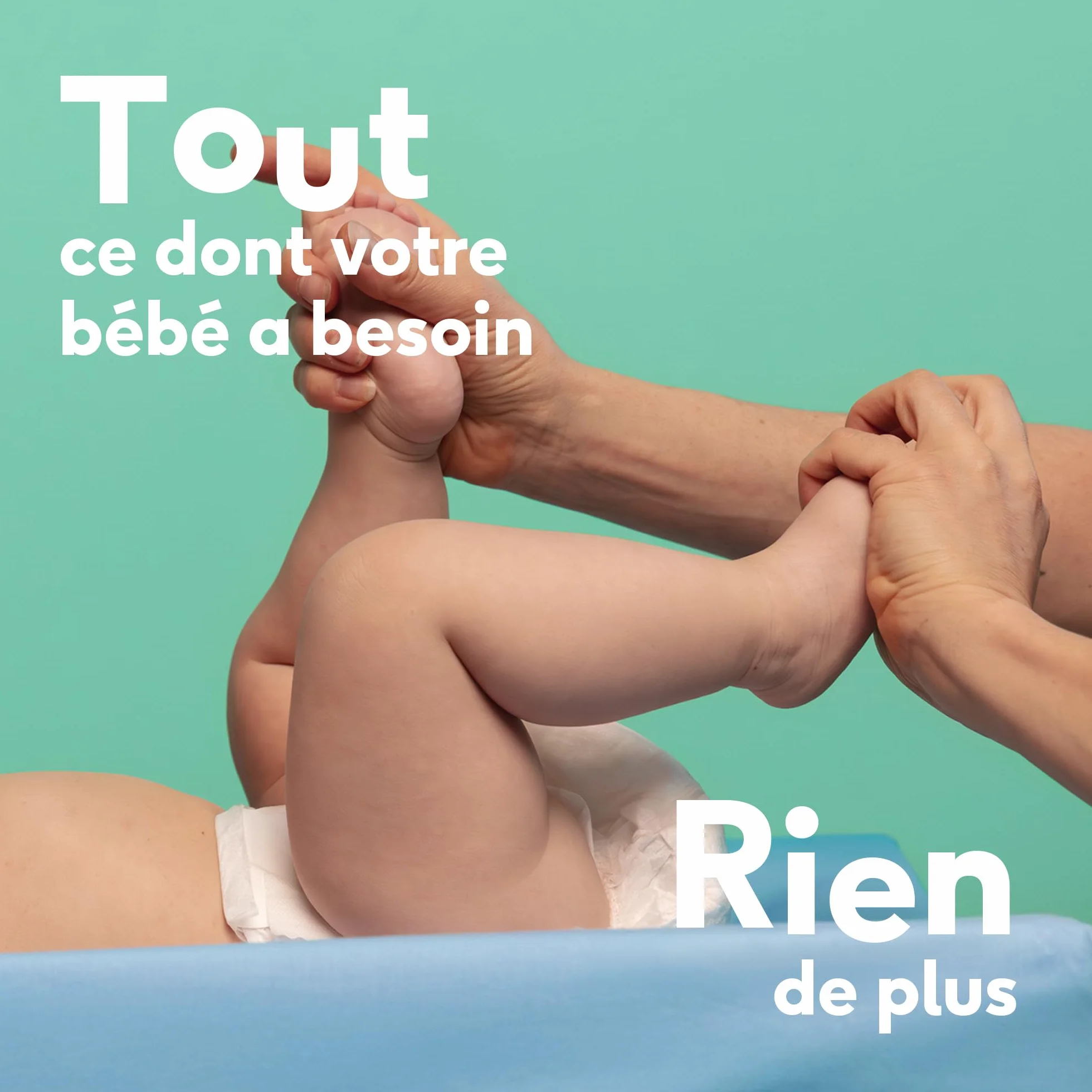 Naïf Lingettes humides sans plastique 162 lingettes 99% d'eau 0% parfum bébé
