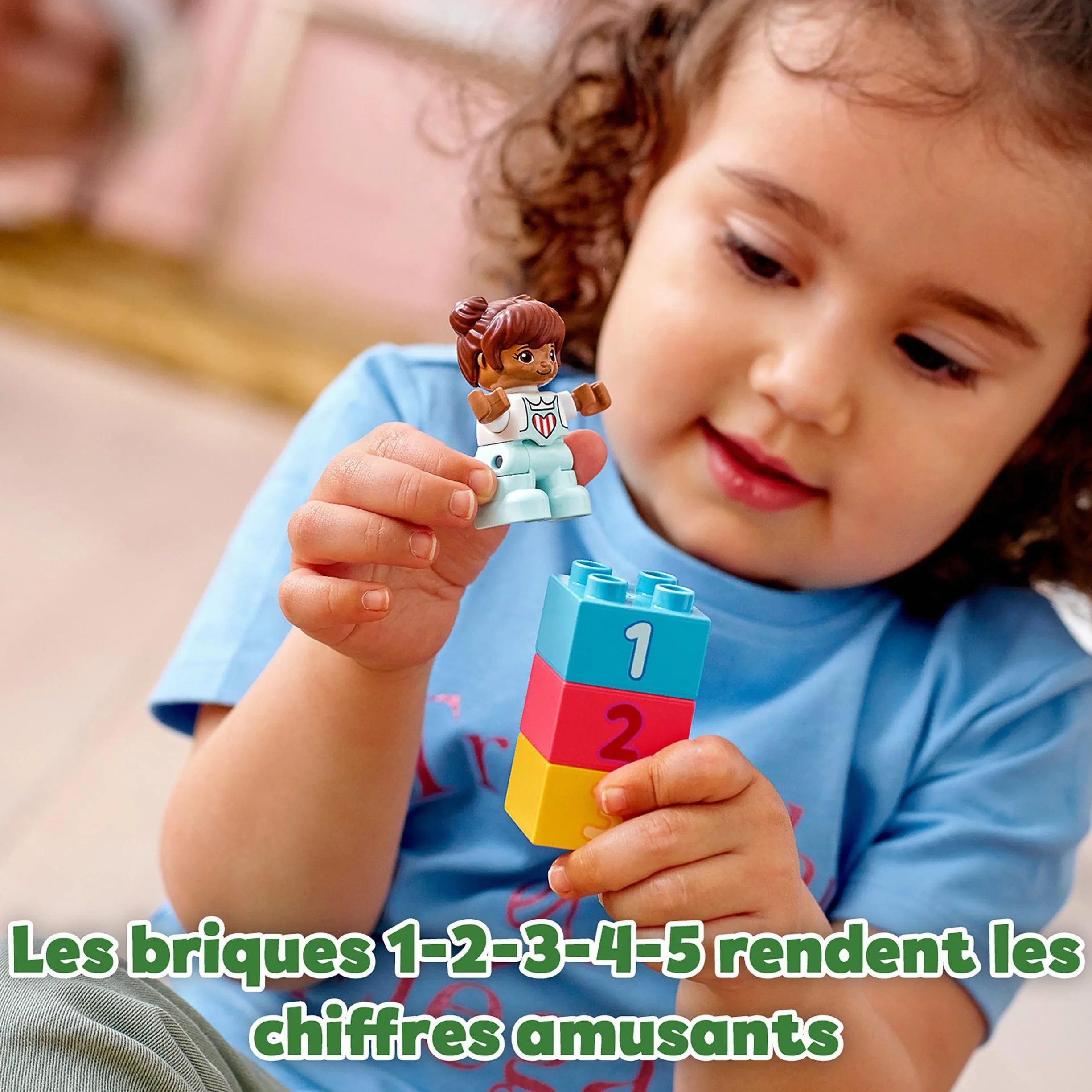 LEGO Duplo La Boîte de Briques Deluxe 10914 Jouet dès 1 an Motricité Fine Voiture Briques Chiffres Figurines Animaux Rangement