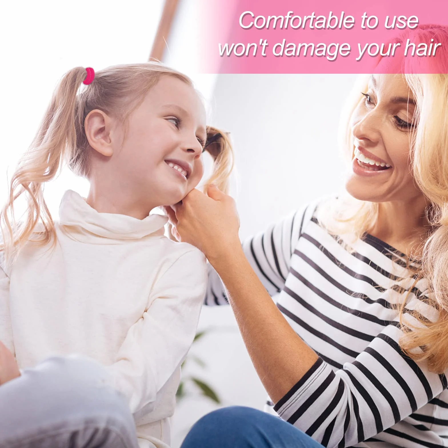 100 Pièces Élastiques Cheveux pour Fille, Mini Chouchous Colorés pour Enfants