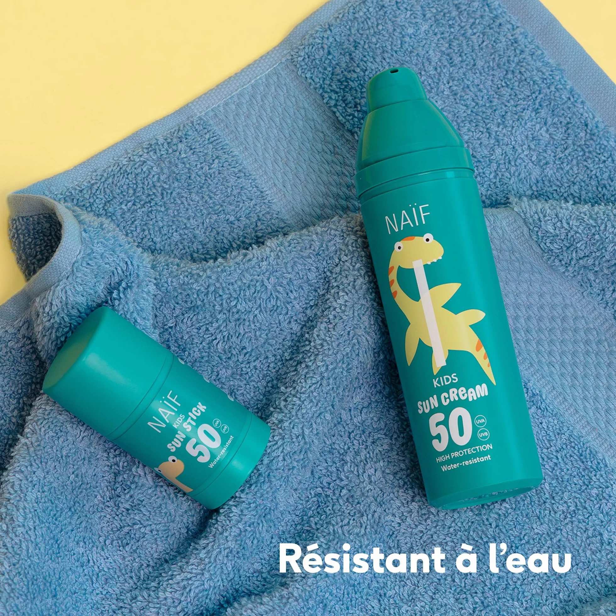 Naïf Stick Solaire Enfants FPS 50 Protection UVA UVB Résistant Eau 15 g