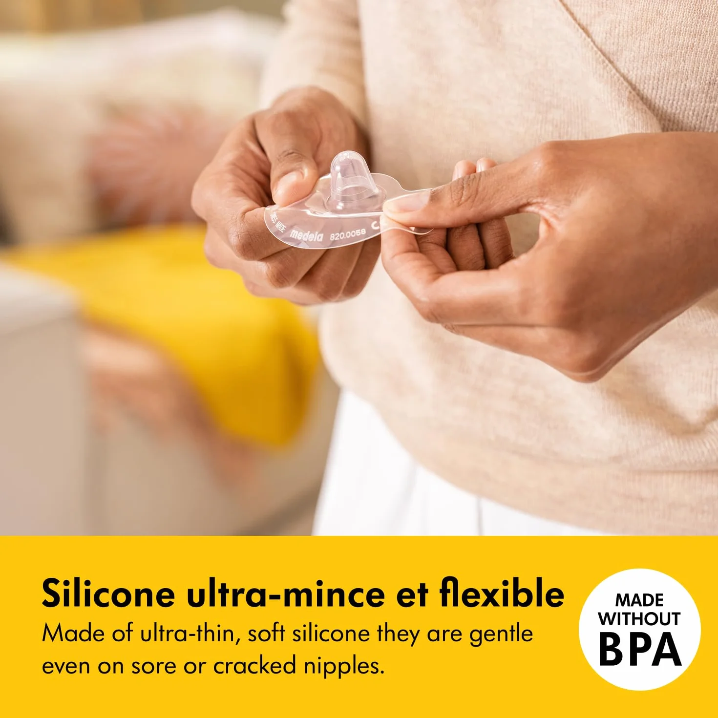 Medela Bouts de sein en silicone Contact 20 mm, 2 pièces, sans BPA