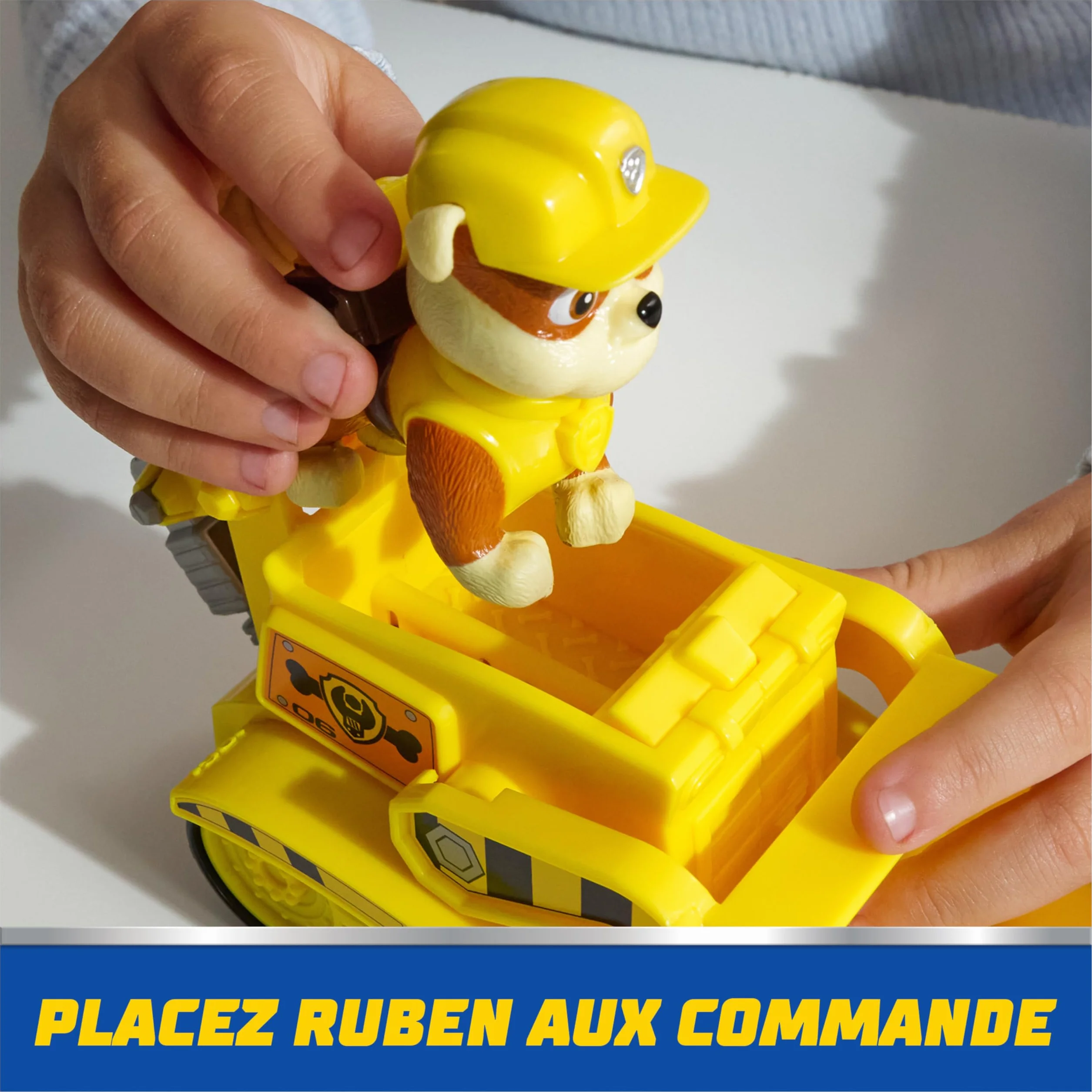 Paw Patrol Pat Patrouille Véhicule Figurine Ruben Voiture À Collectionner Plastique Recyclé Jouet Enfant 3 Ans+