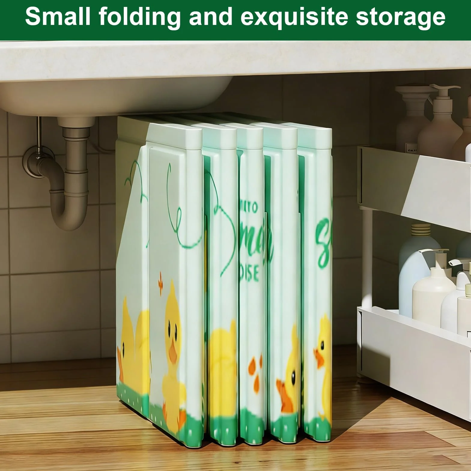 Baignoire Pliable Bébé Douche Multifonction Portable 0-8 ans avec Bouchon de Vidange