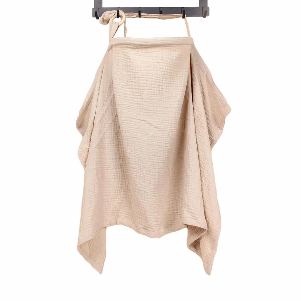 Surakey Couverture Allaitement Bébé en Coton Tablier Mousseline Echarpe Maternité
