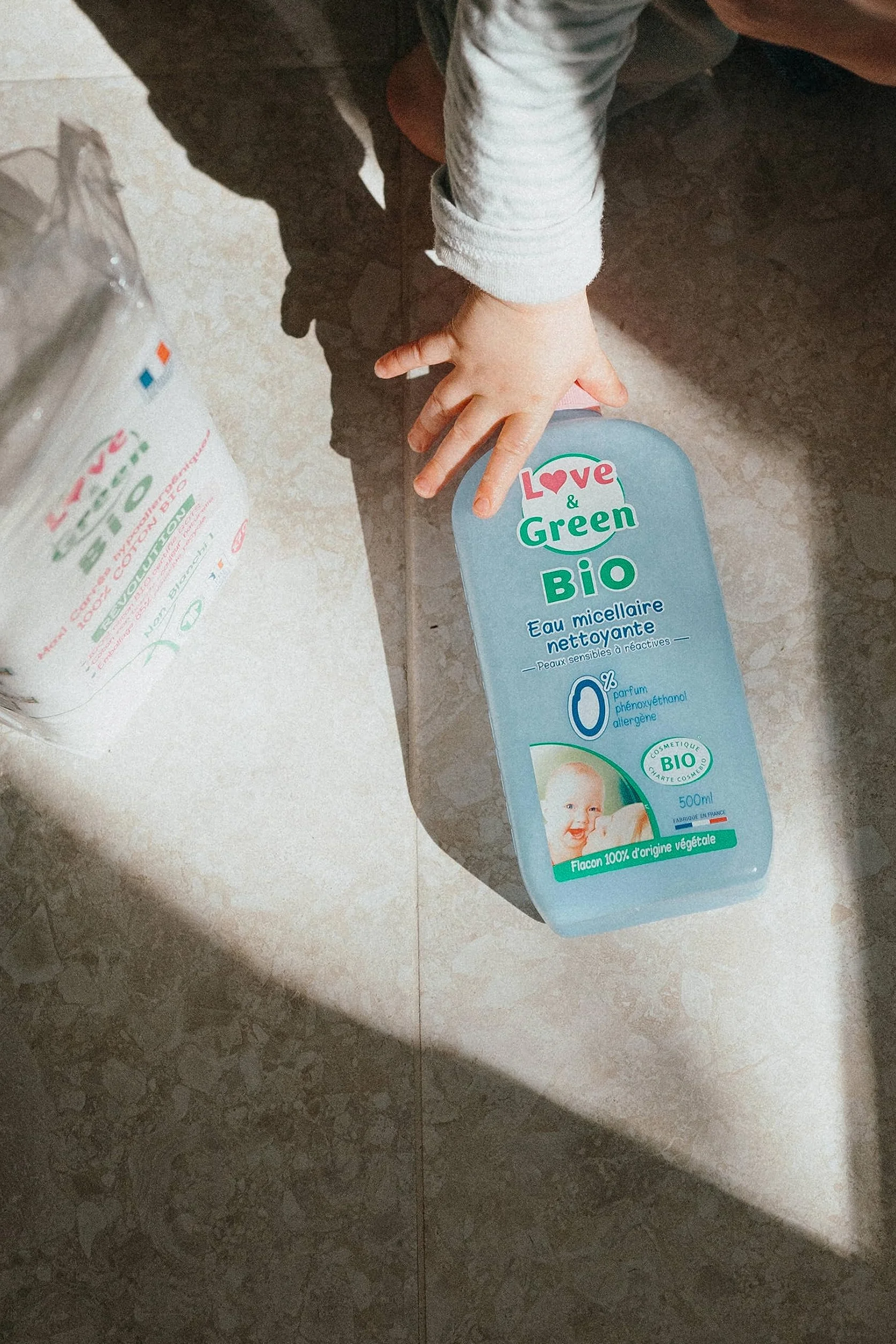 Love & Green Eau Micellaire Nettoyante Bio 500 ml Fabriqué en France