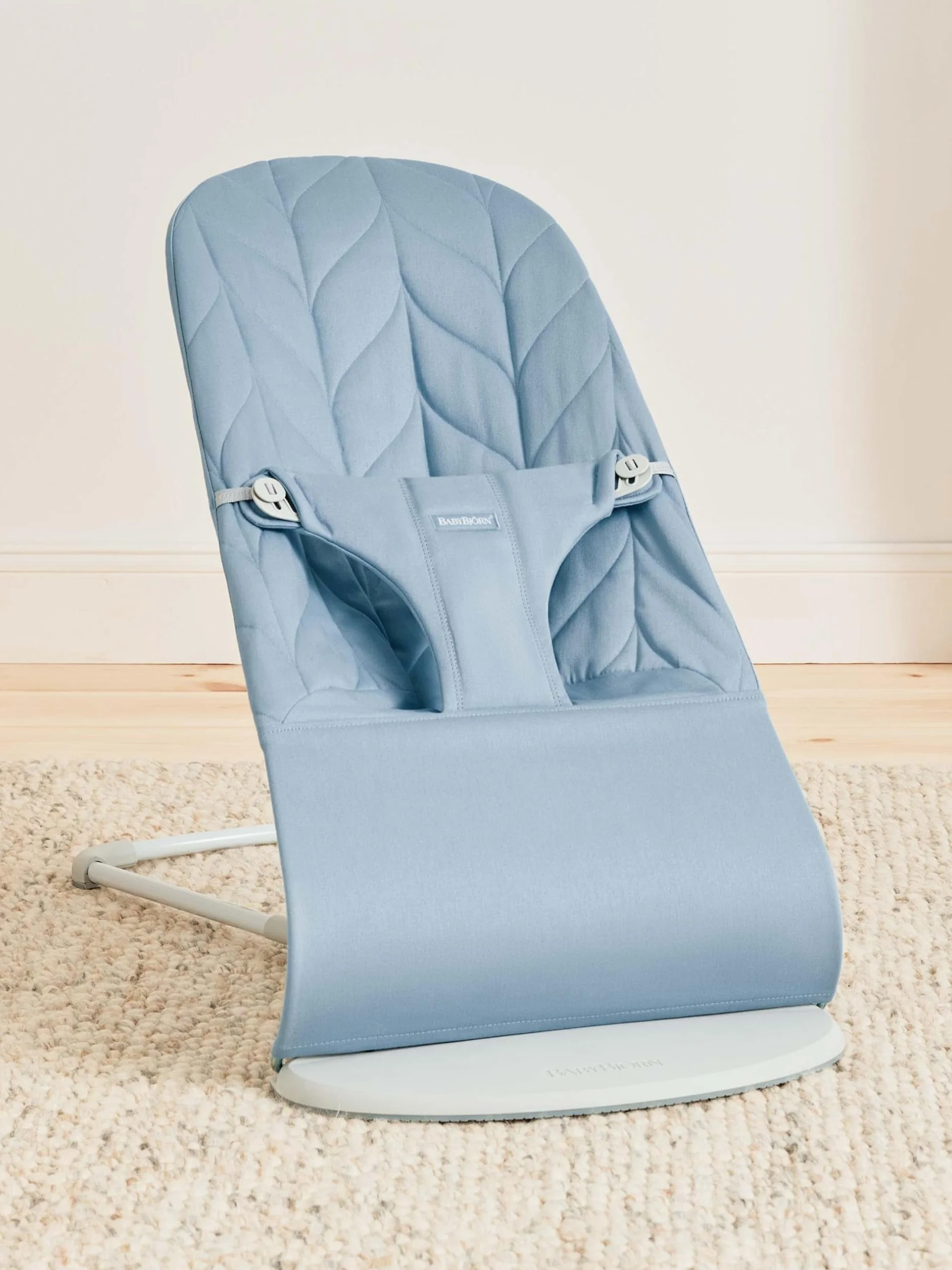 BabyBjörn Transat Bliss Tissé Matelassage pétale Bleu