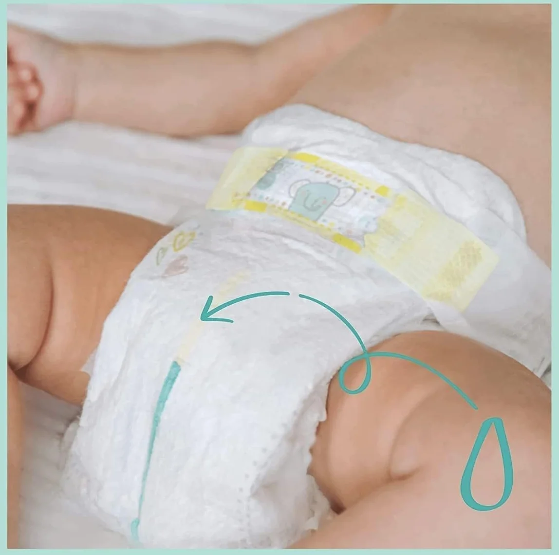 Pampers Baby Dry Taille 8 Couches 110 szt. 17 kg