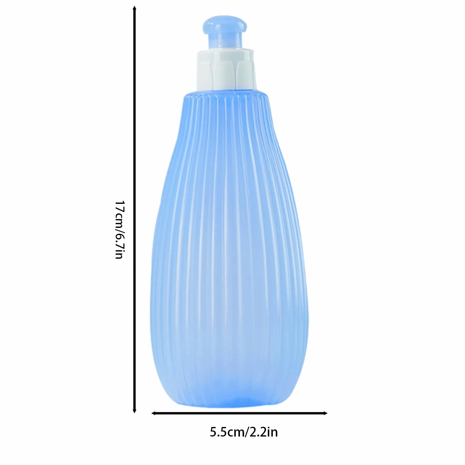 Poudouche à shampooing 350 ml pour bébé - bouteille de recharge facile, tasse de rinçage de bain à main
