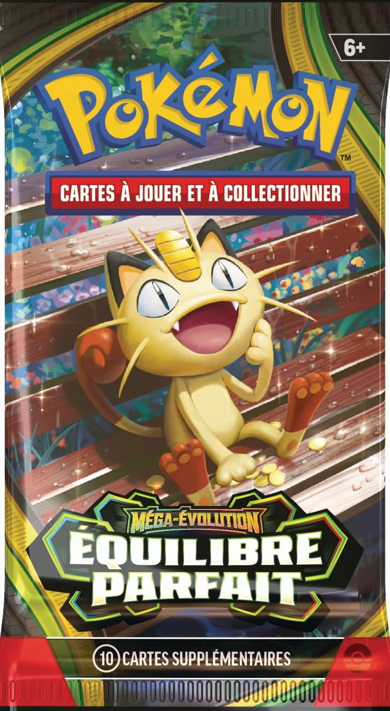 Pokémon JCC Lot de boosters Méga-Évolution – Équilibre Parfait 6 boosters