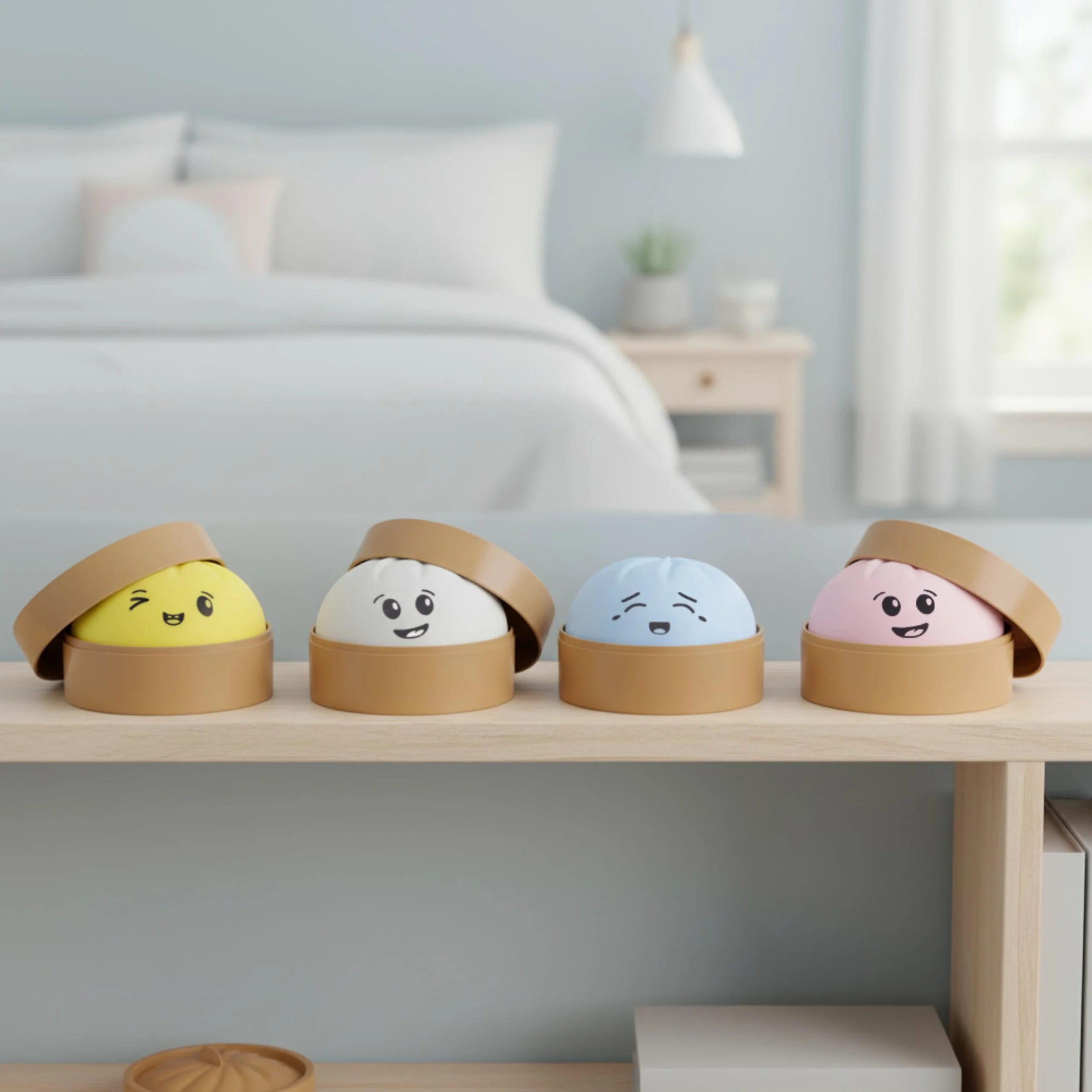 Toyland Bourrelette Bao Squishy Vapeur en Plastique - Jouet Anti-Stress pour Enfants dès 3 Ans