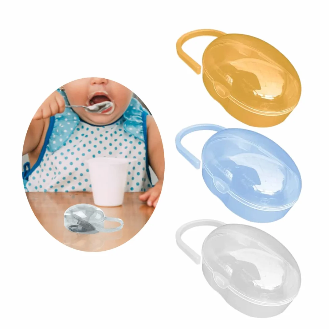 Pacificier Boîte de Rangement Tétine Résistance BPA Soother Shield Case Baby Supplies