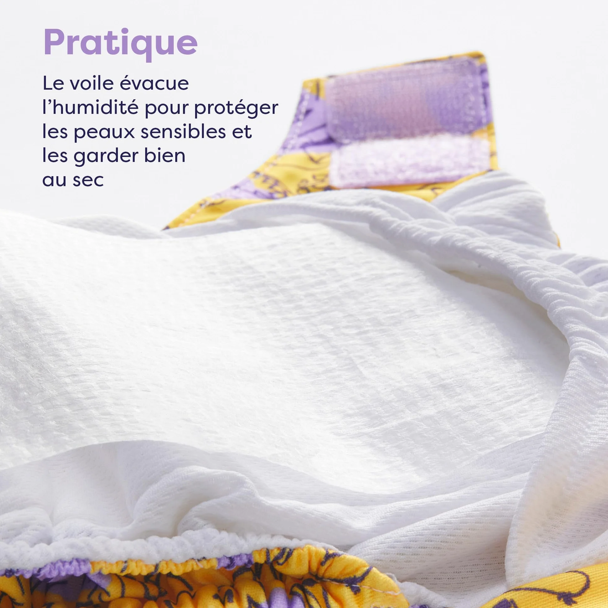 Bambino Mio Voiles de protection ultra doux 100% renouvelables 100 Voiles 2 pack
