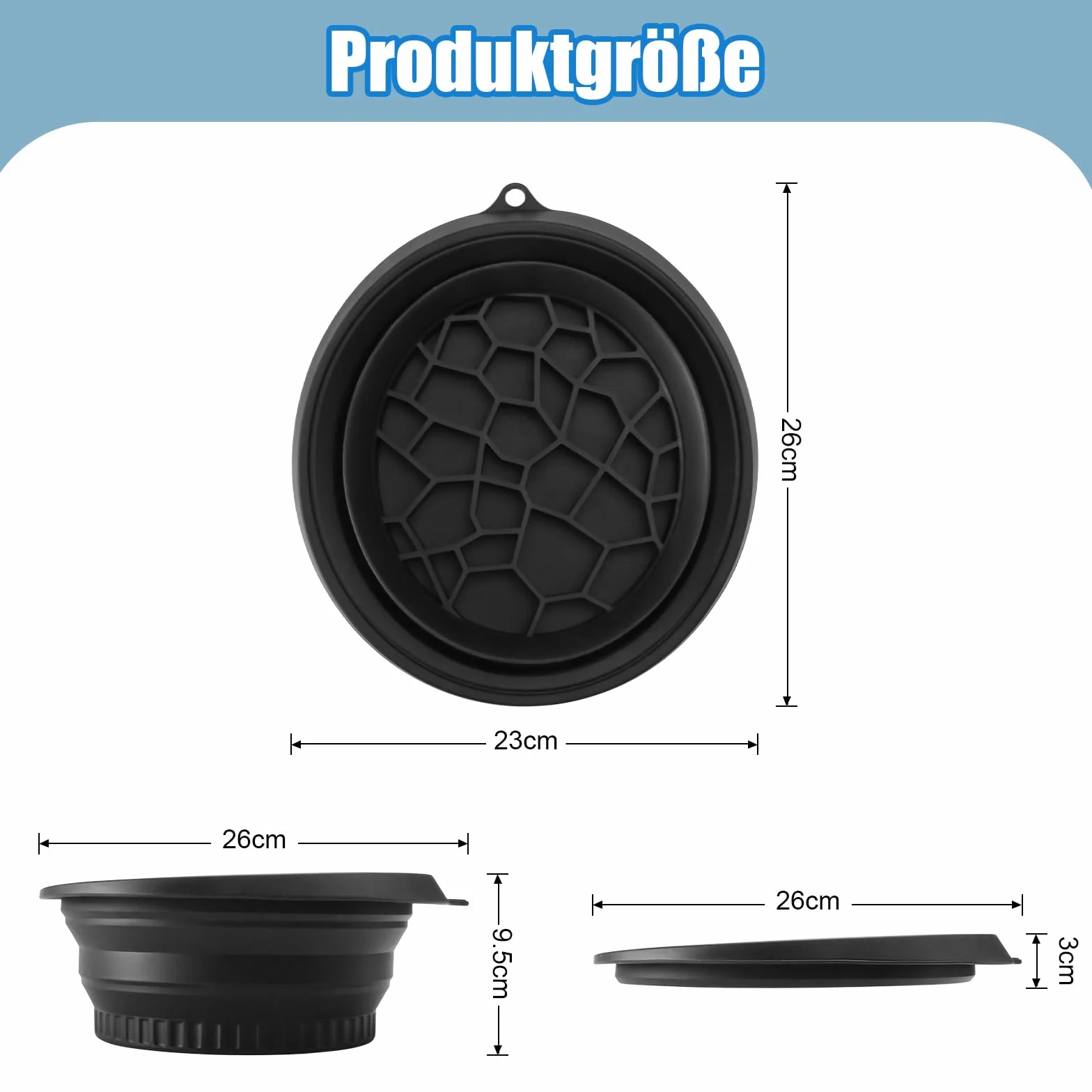 Bol de bain à glace pour le visage en silicone pliable - Lavabo de refroidissement rapide, réduction des gonflements