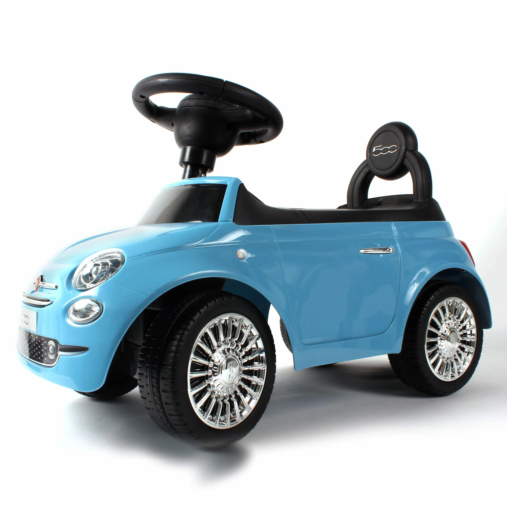 Trotteur Fiat 500 Bleu Plastique Poids Max 25 Kg 12 Mois
