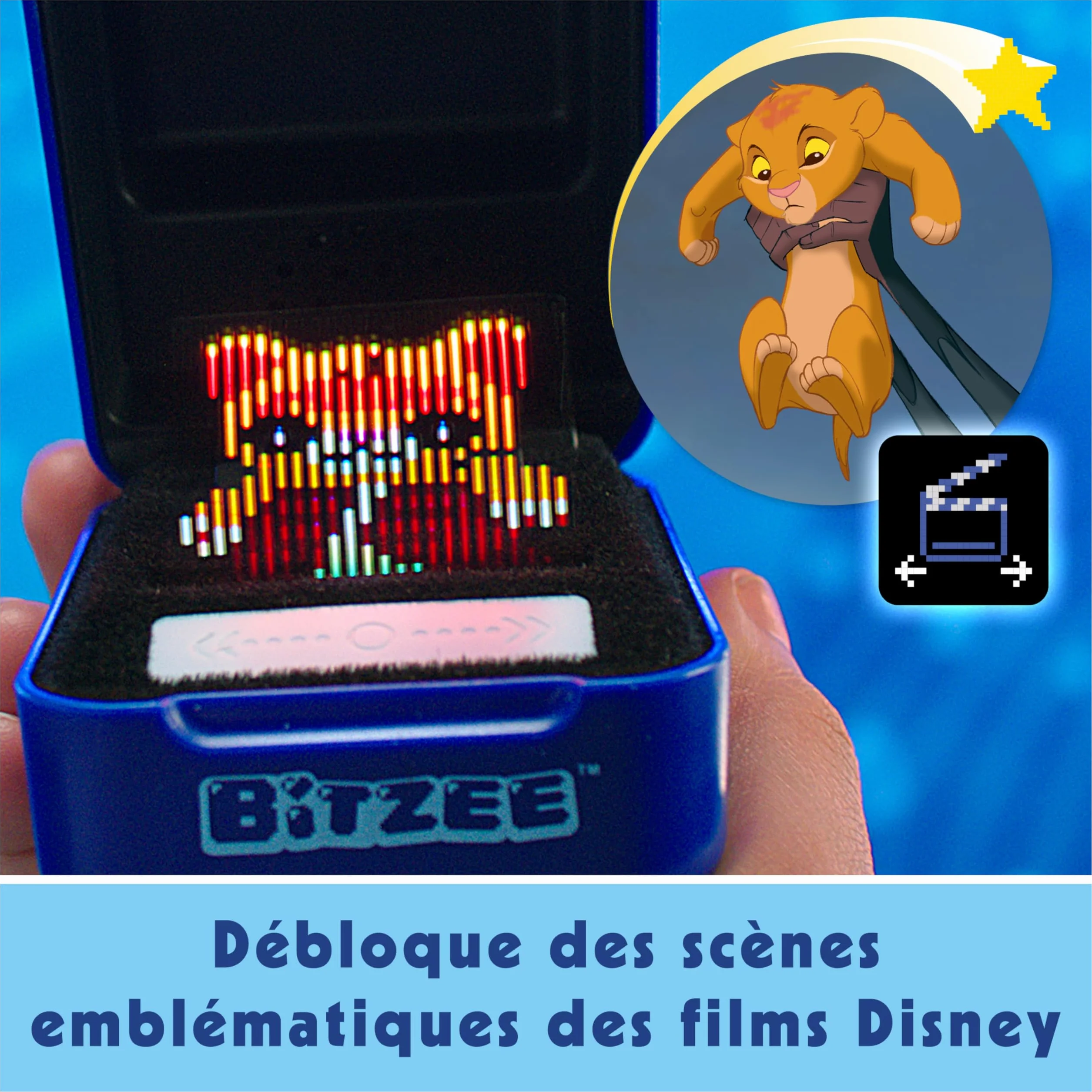 Bitzee Disney - Animal Interactif Digital 3D avec 30 Compagnons Électroniques - Sons Réactions et Jeux pour Enfant 5+