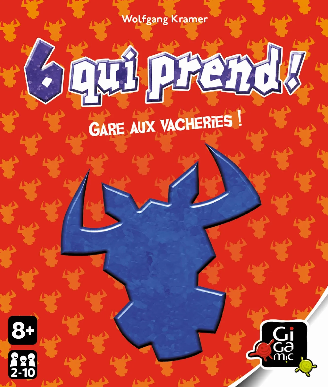 GIGAMIC 6 Qui Prend ! Jeu de société cartes dès 8 ans famille amis 2-10 joueurs 45 min Version Française