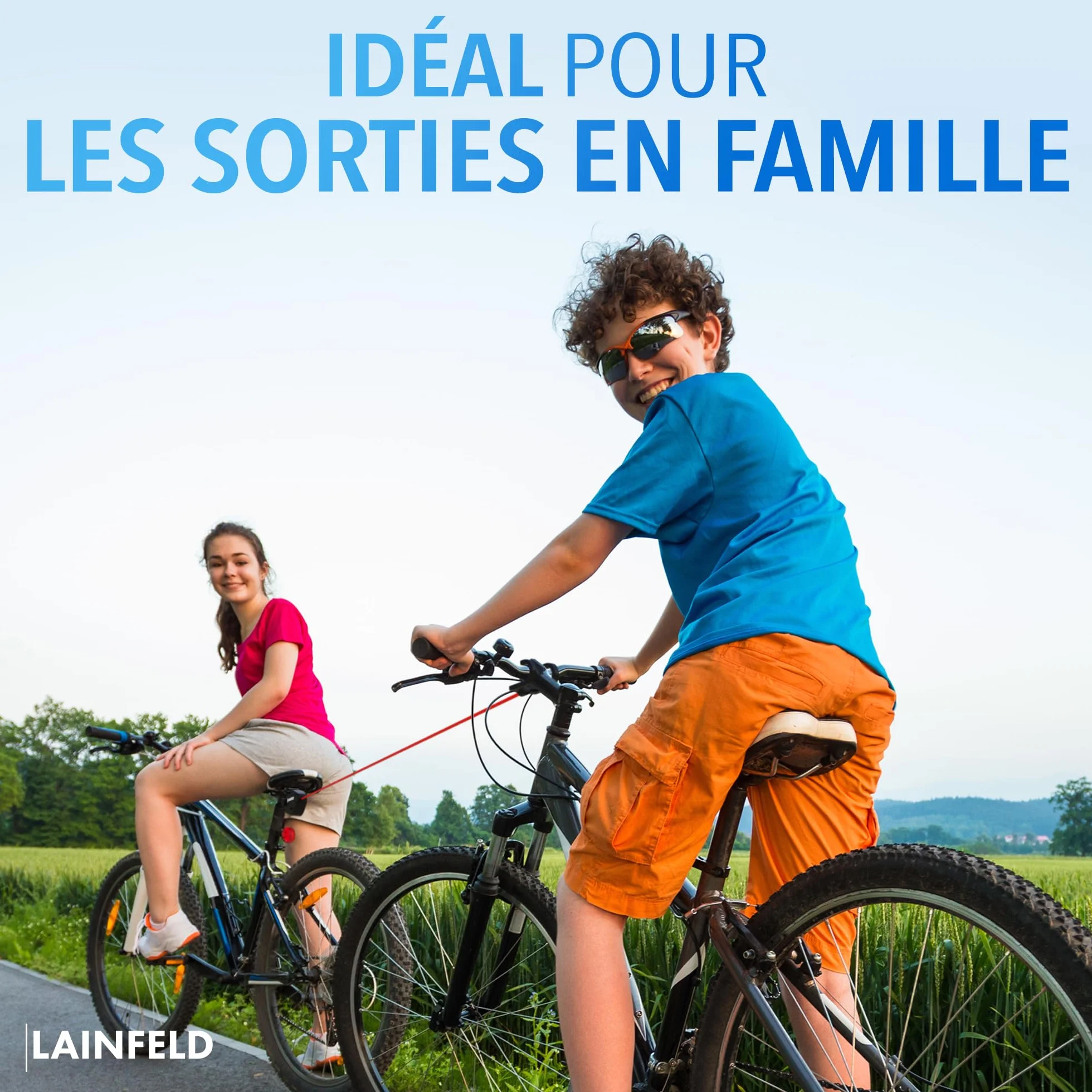 LAINFELD Câble de remorquage pour vélo