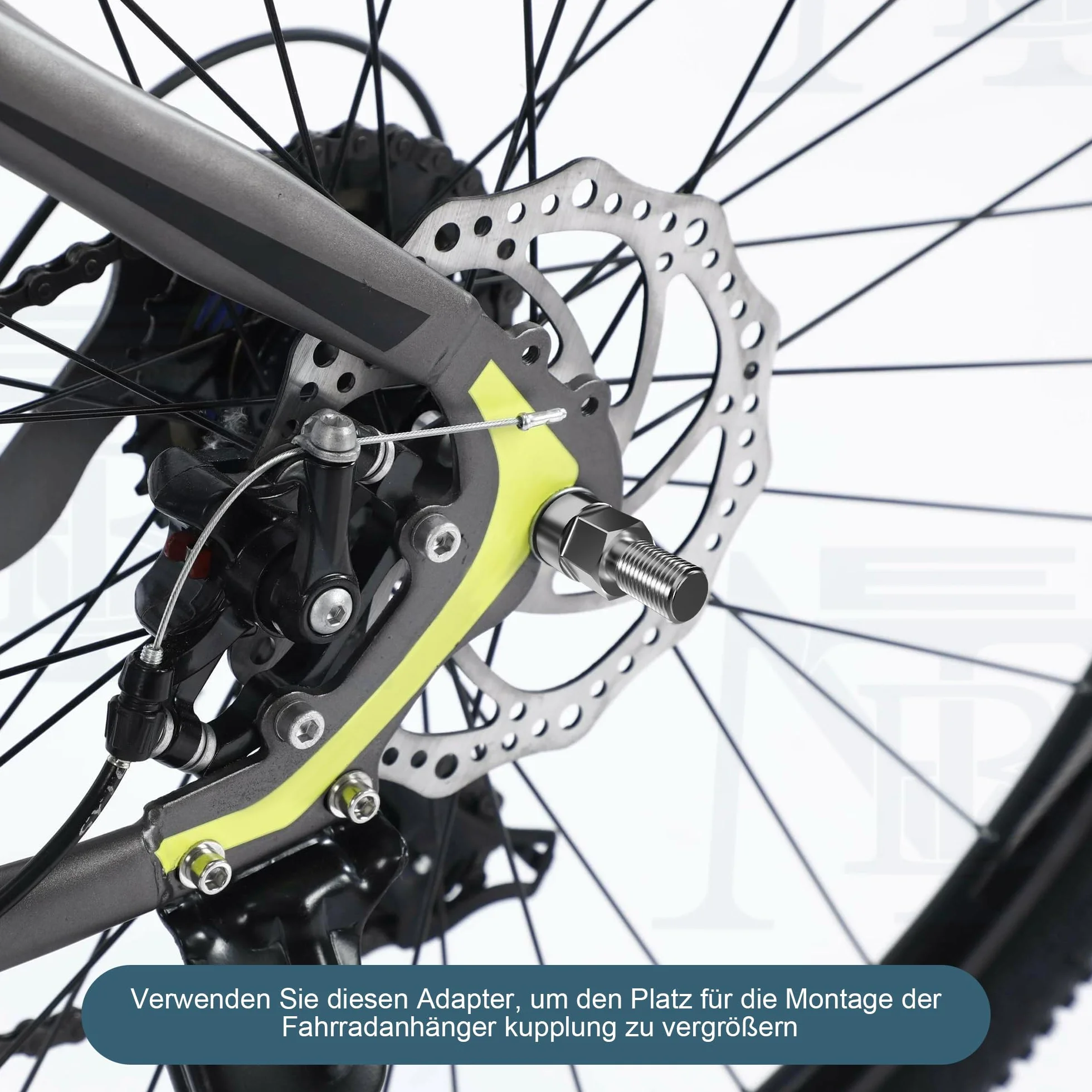 EMTB Adaptateur d'essieu universel pour remorque vélo
