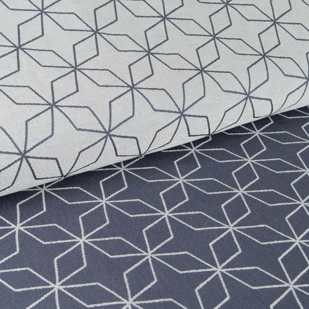 Hoppediz Écharpe de Portage Bébé, nouveau-nés dès la naissance (3-30 kg), 100% coton, Malmö denim 5,40 m
