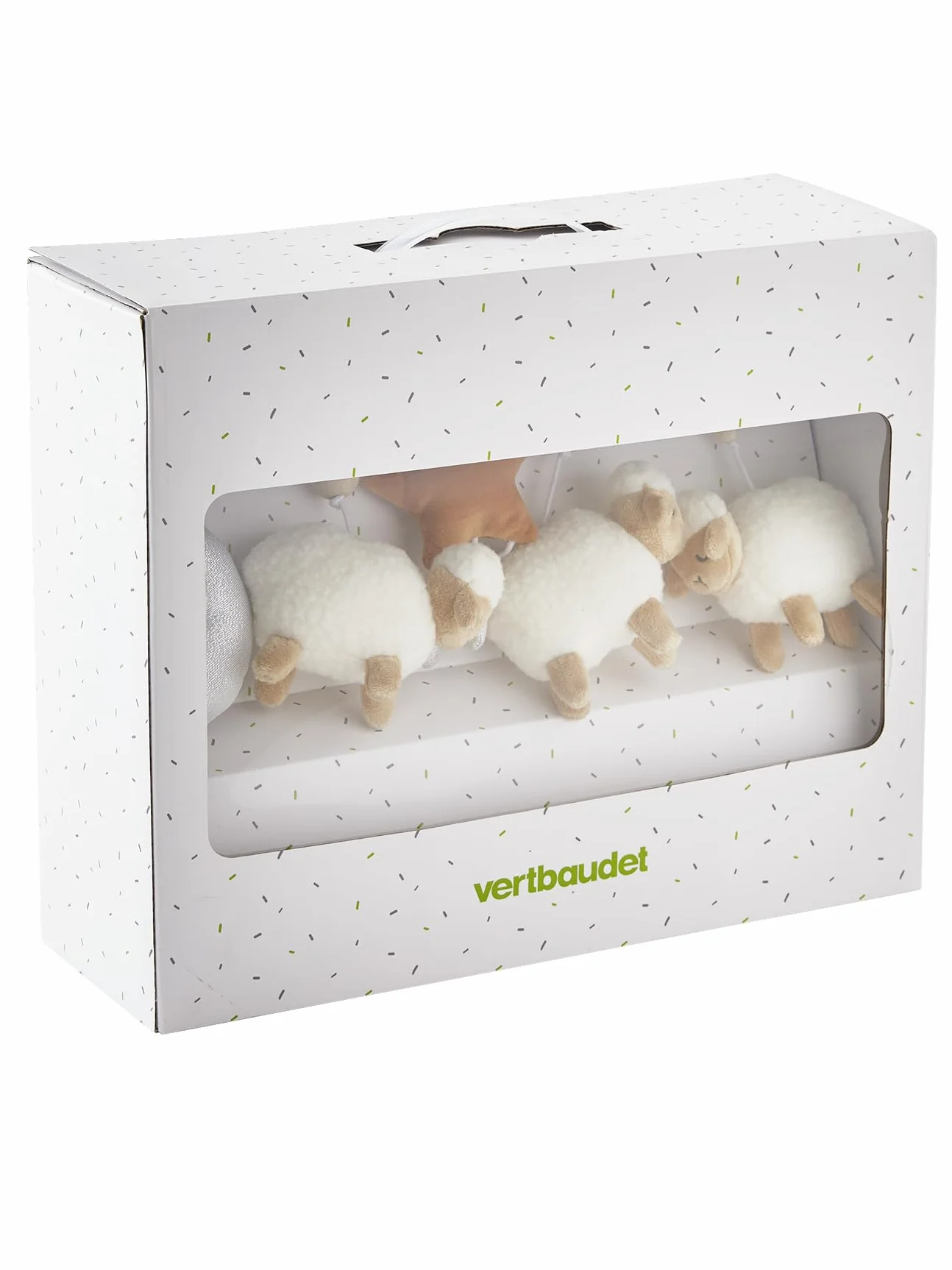 VERTBAUDET Mobile musical PETIT MOUTON écru/multicolore