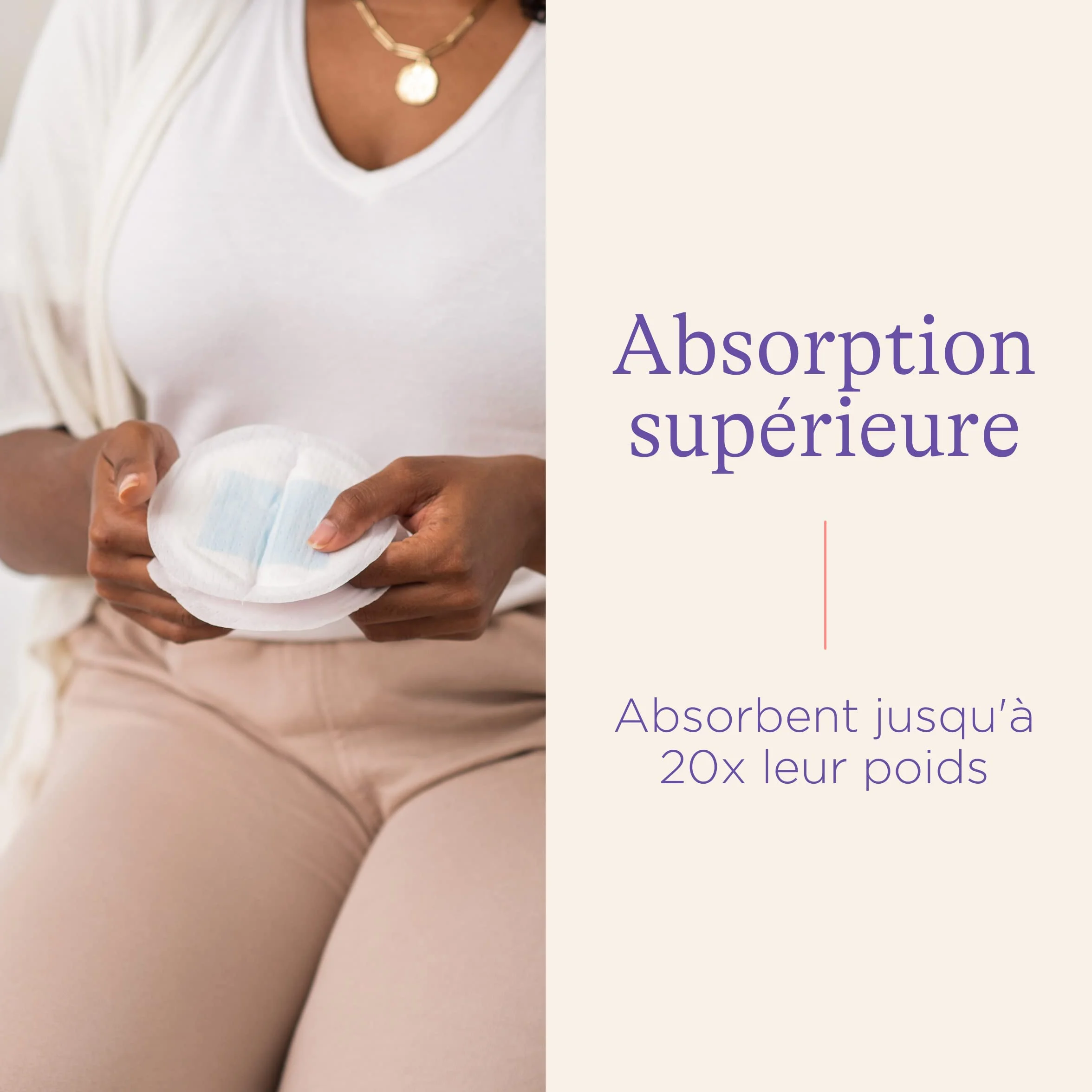Lansinoh Coussinets d’Allaitement Jetables x100 Ultra Absorbants Anti-Fuites Ultra Fins Discrets