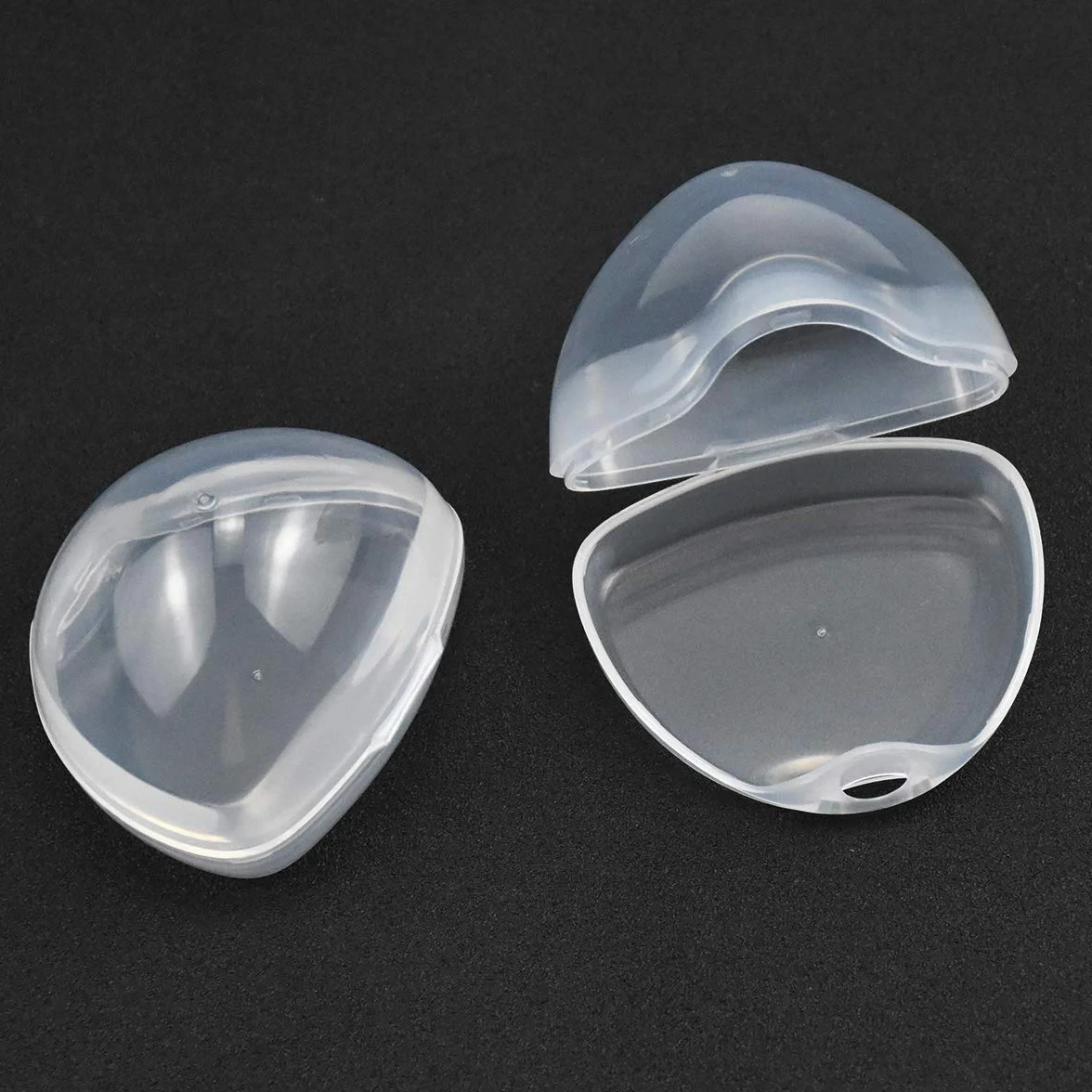 Boîte à Tétine Bébé Sans BPA, Transparent Portable Boîte de Rangement pour Sucettes, Lot de 3