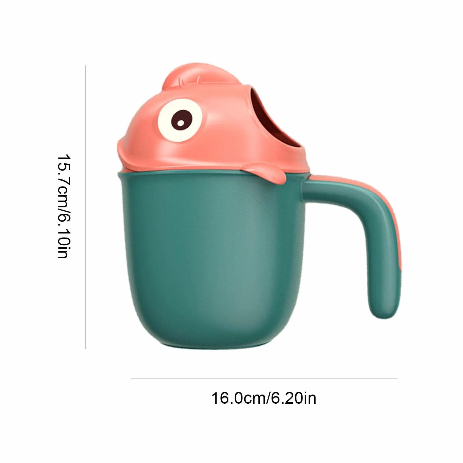 Gobelet de Rinçage pour Bébé, Rince-shampooing Cascade Enfant, Arrosoir de Bain Cheveux Bébé