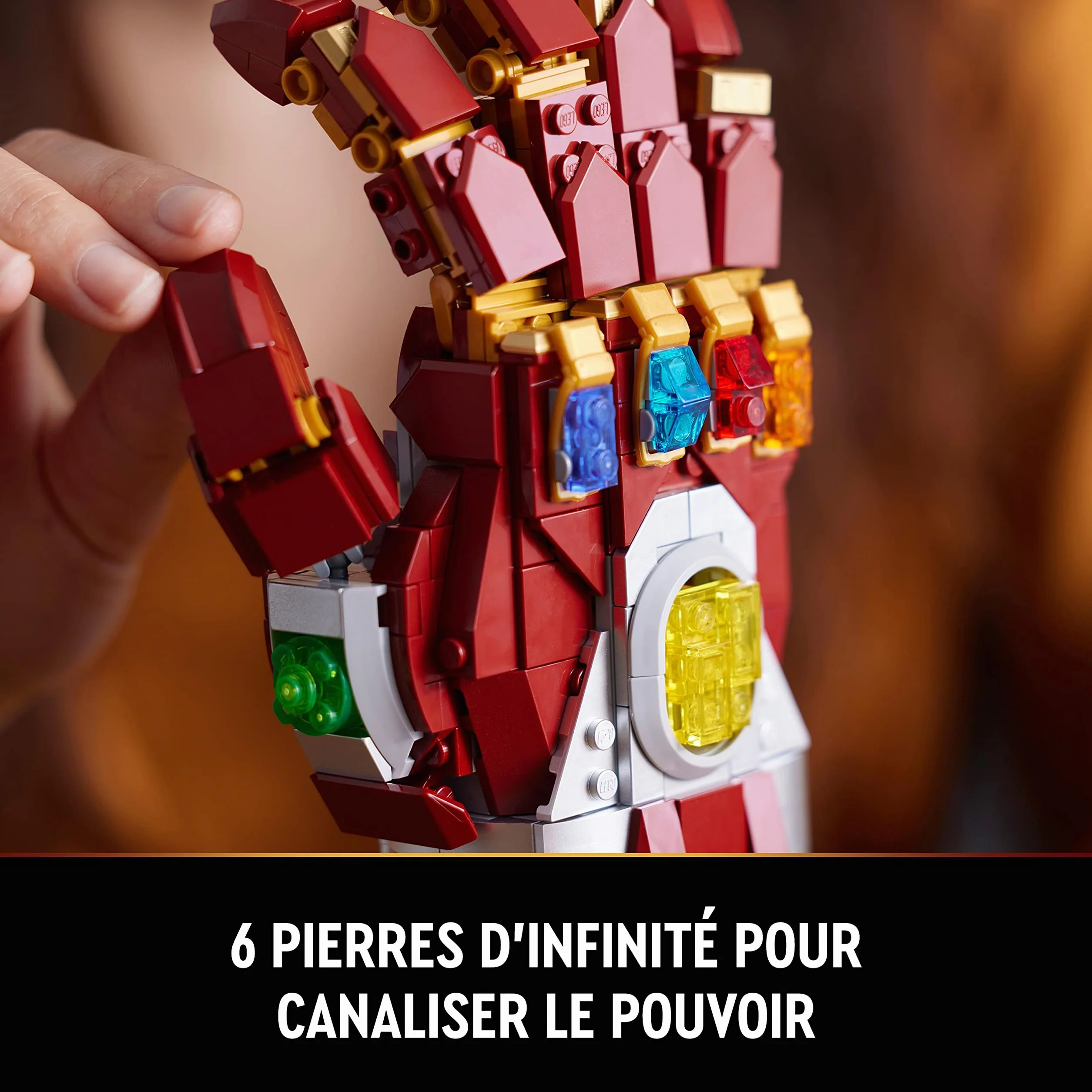 LEGO Marvel Le Nano Gant de l’Infini 76223 Kit de Construction