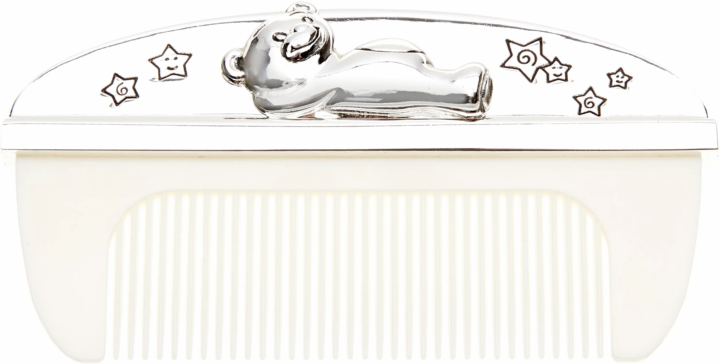 Widdop & Bingham Coffret Cadeau Naissance Baptême Set Brosse Peigne Plaqué Argent 16.2 cm